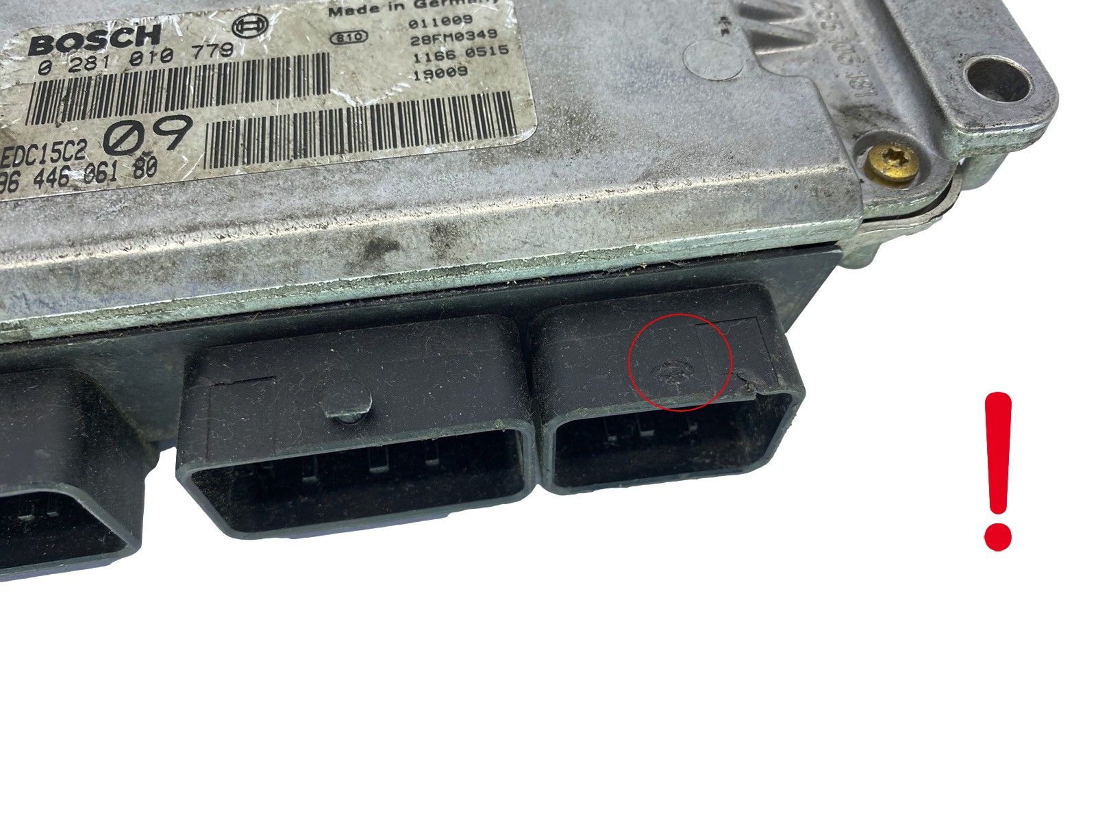 Ohjausyksikkö 9644606180 0281010779 PSA Bosch 63984 main product photo