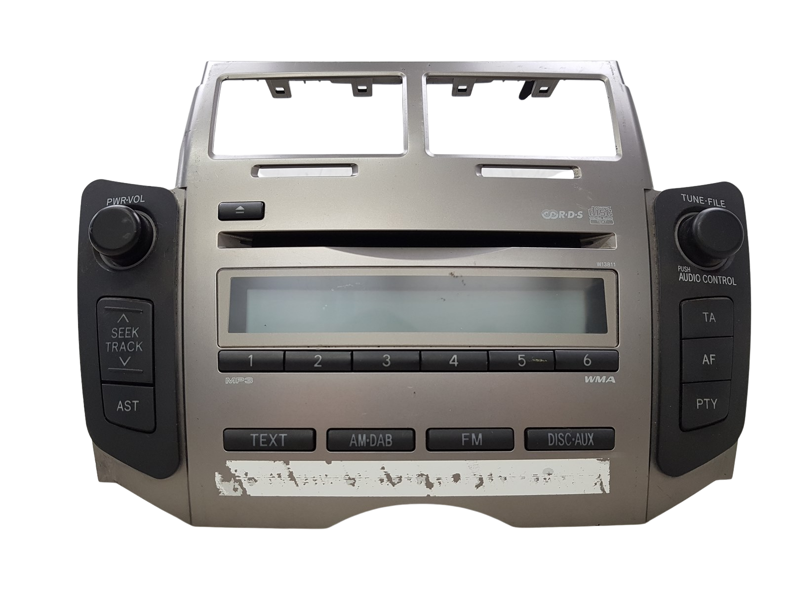 Radio Cd Mp3 Soitin Toyota Yaris 86120-0D490 W13811 Fujitsu 1270 main product photo