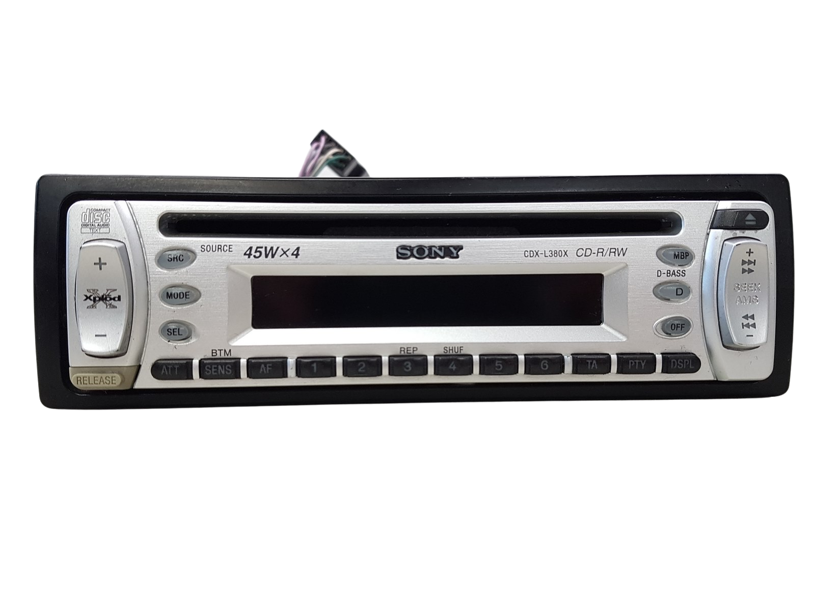 Radio-CD-soitin Sony Xplod CDX-L380X main product photo