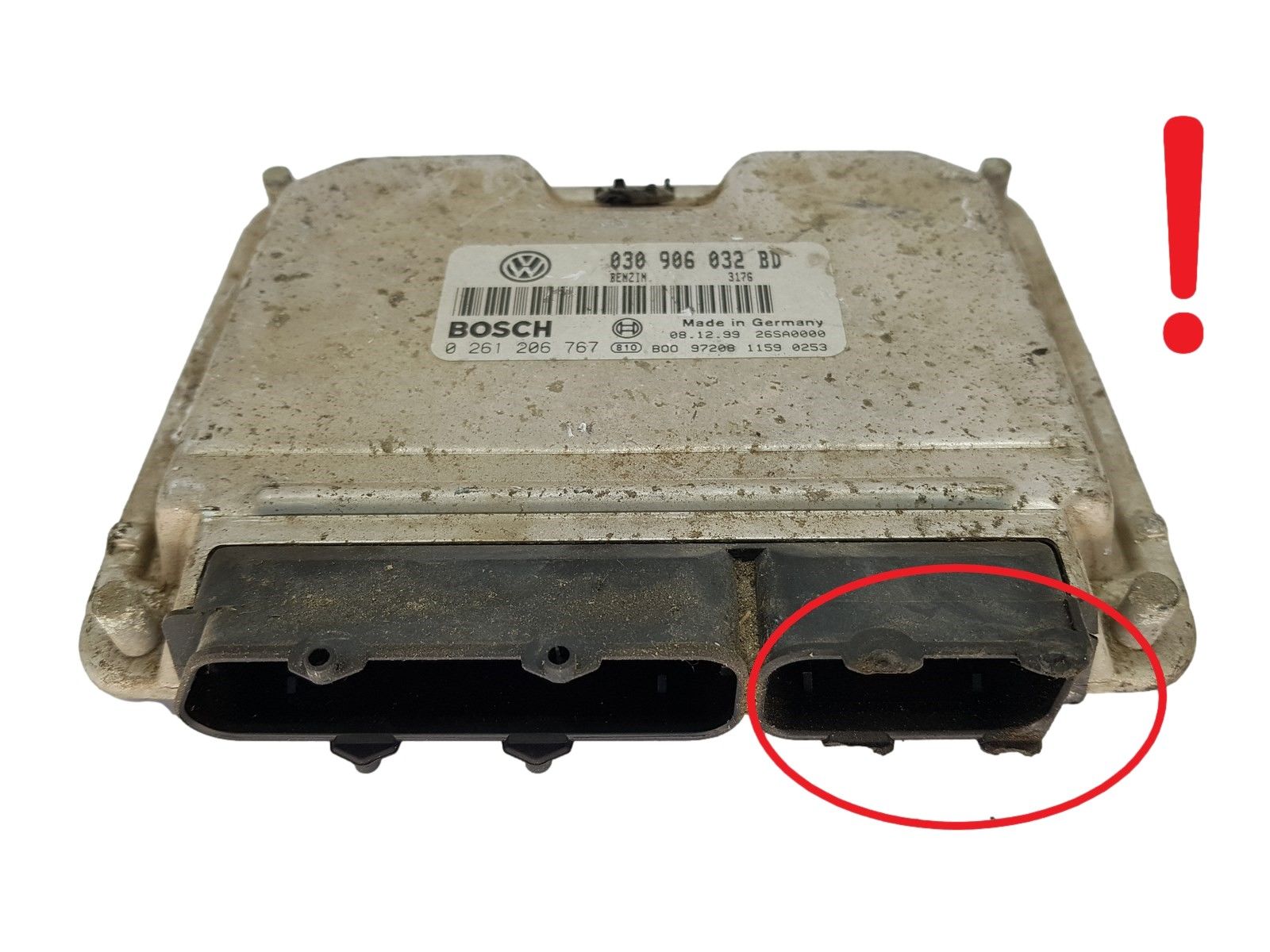 Ohjausyksikkö 030906032BD 0261206767 VWBosch 14660 main product photo