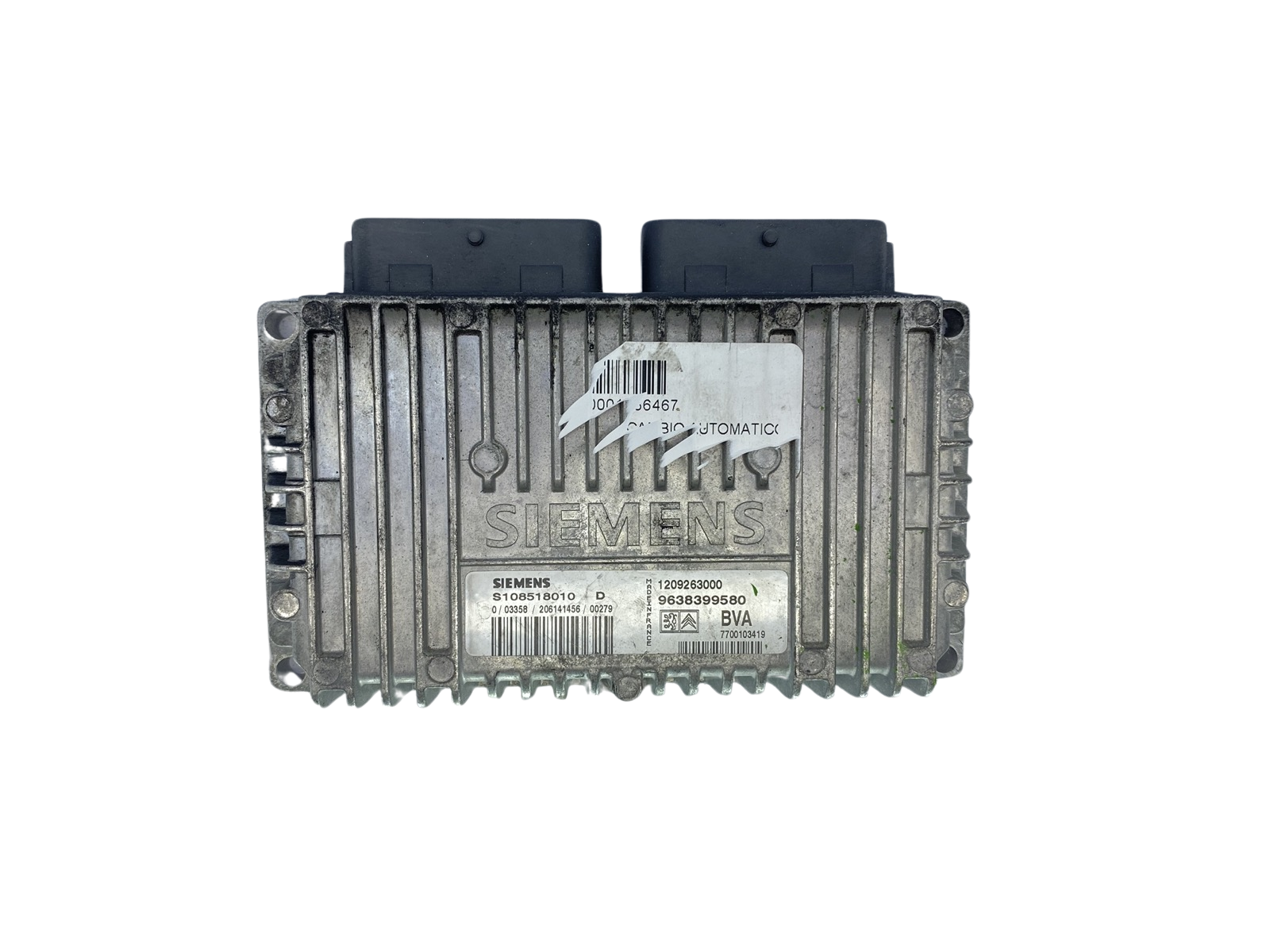 Ohjausyksikkö S108518010D 9638399580 7700103419 PSA Siemens 62773 main product photo