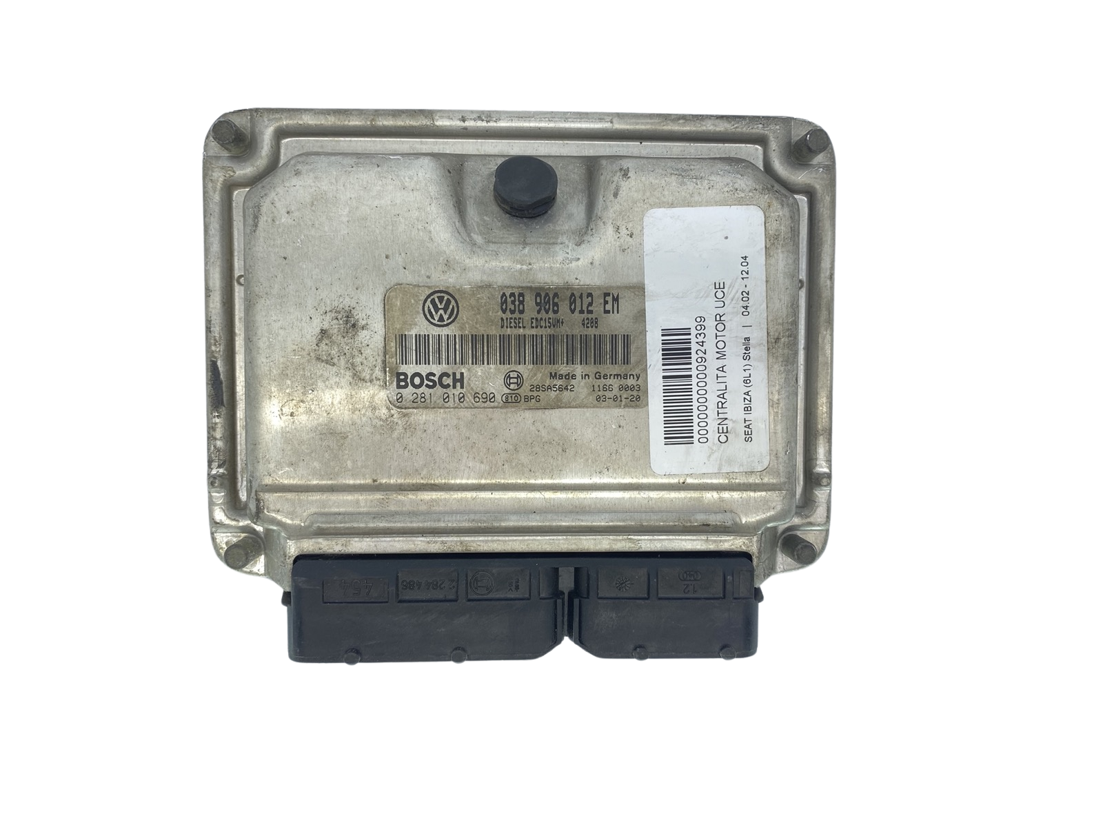 Ohjausyksikkö 038906012EM 0281010690 Seat Bosch 63426 main product photo