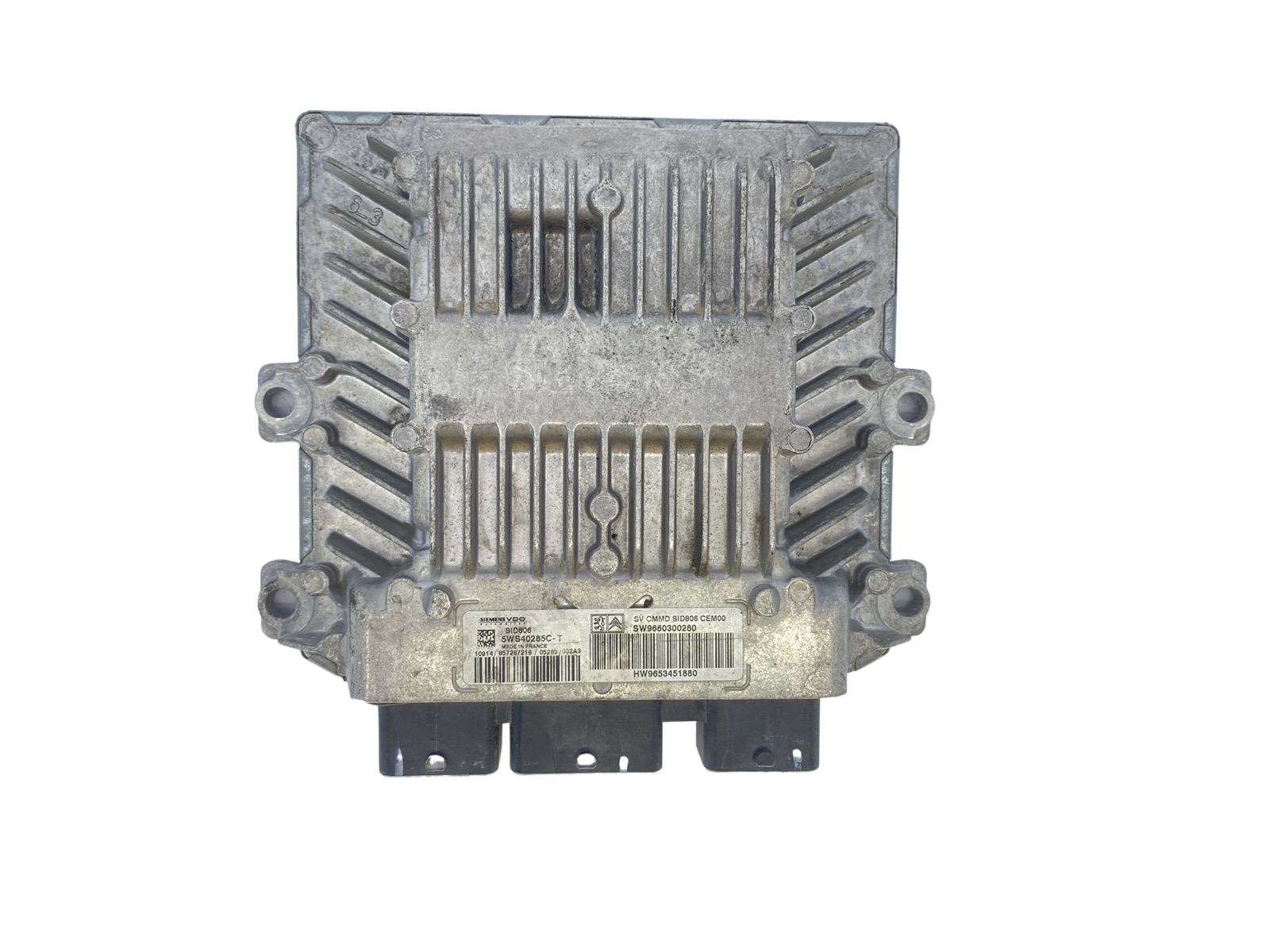 Ohjausyksikkö 9660300280 9653451880 5WS40285C-T PSA Siemens 60496 main product photo