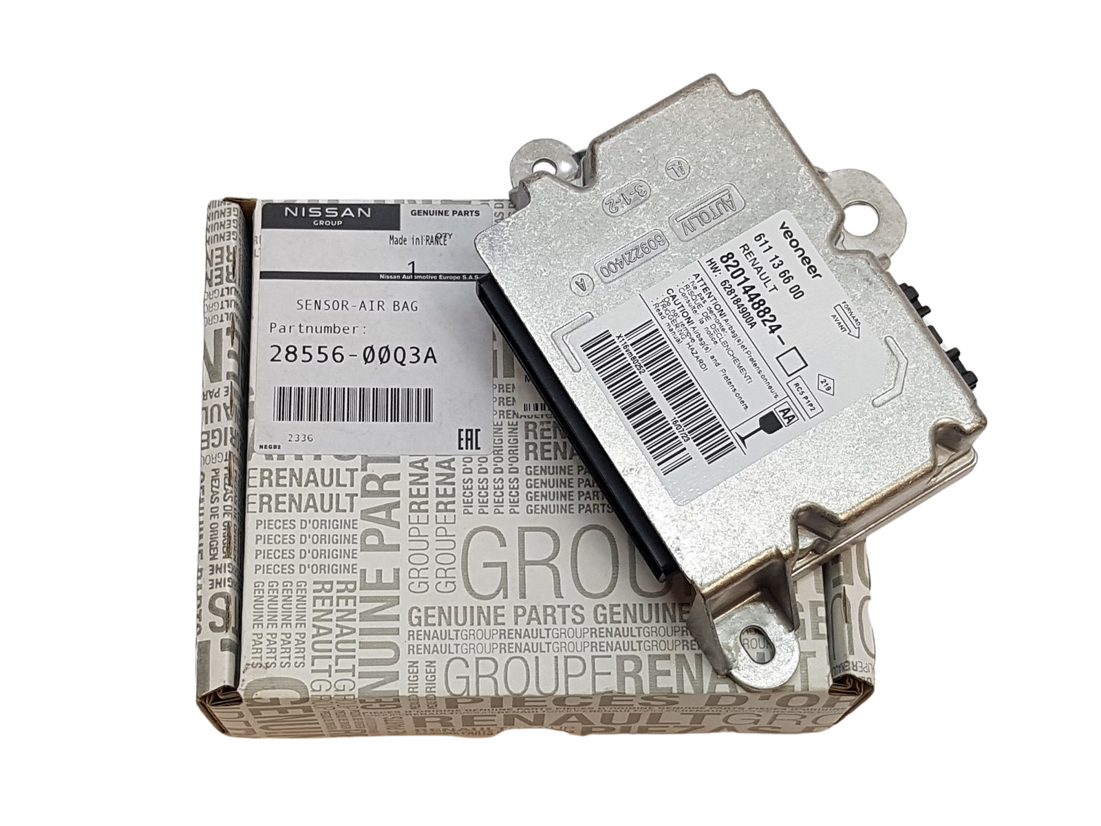 Moduuli Airbag Renault Nissan 2855600Q3A 8201448824 Alkuperäinen main product photo
