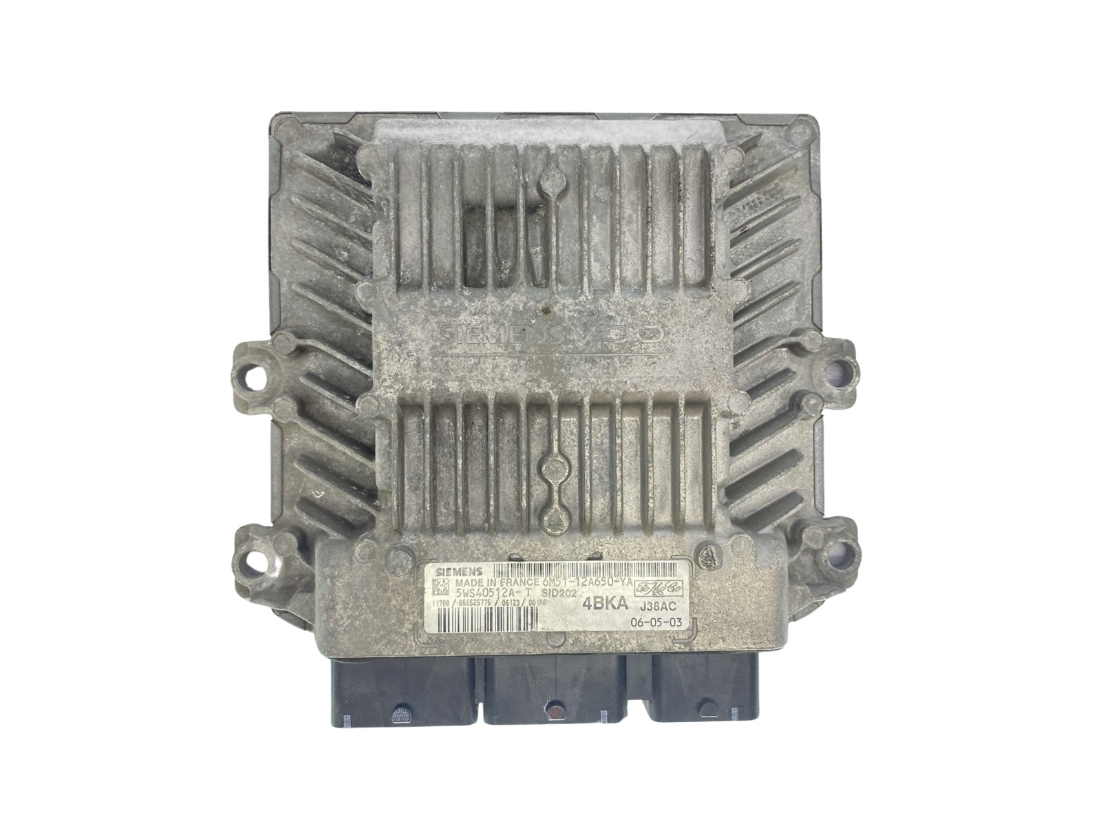 Ohjausyksikkö 6M51-12A650-YA 5WS40512A-T 4BKA Ford Siemens 63709 main product photo