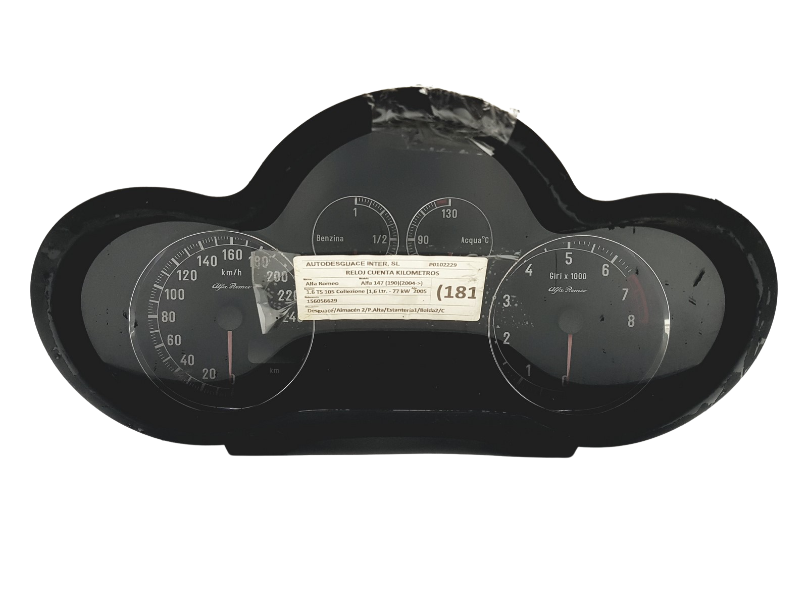 Kierroslukumittari Alfa Romeo 147 156056629 110080303002 57683 main product photo