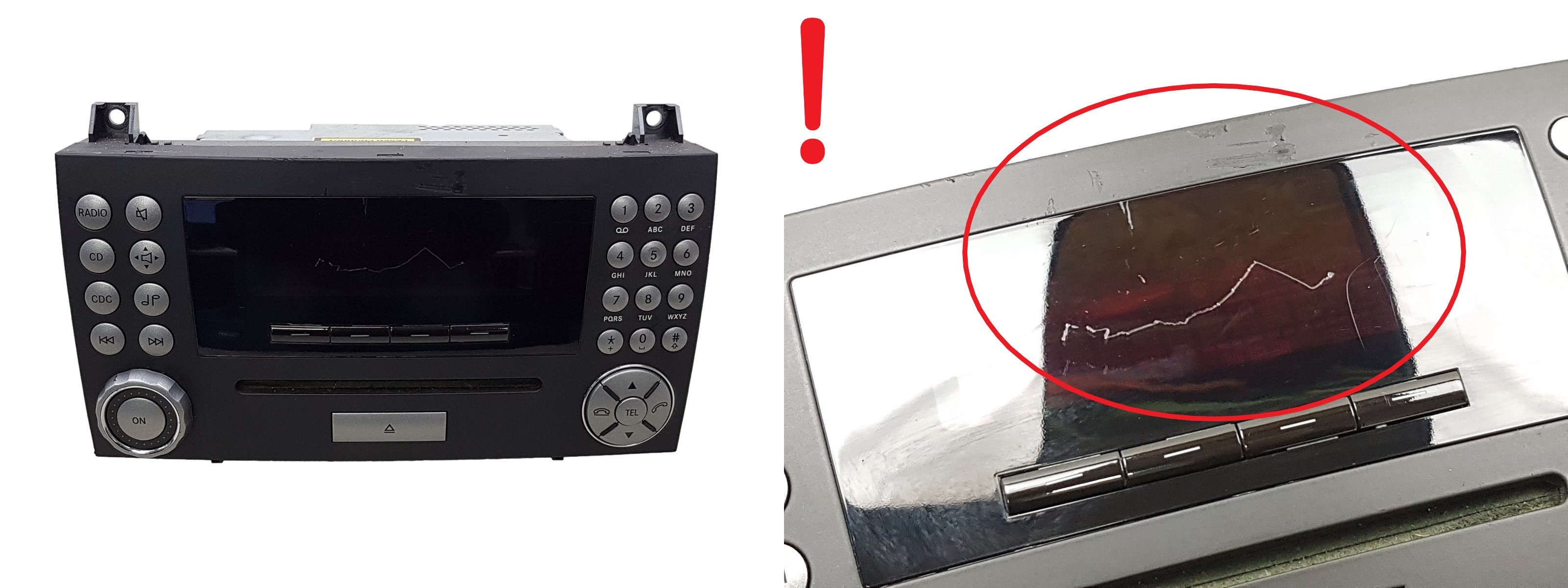 Radio-CD-soitin Mercedes-Benz SLK A1718200586 MF2420 main product photo