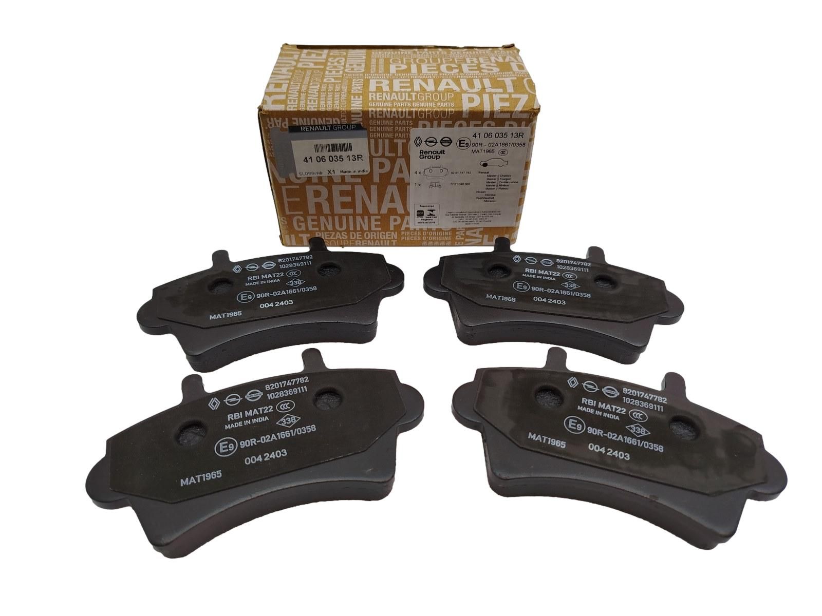Jarrupalat Etu Alkuperäinen 410603513R Renault main product photo