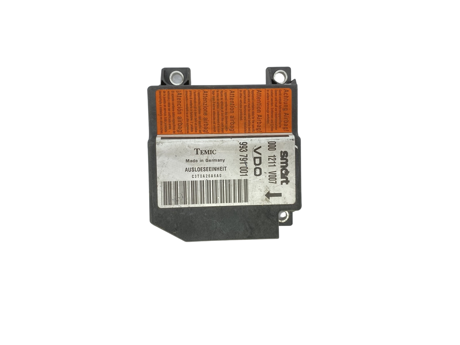 Ohjausyksikön moduuli Airbag 993791001 0001211V007 Smart VDO Temic main product photo
