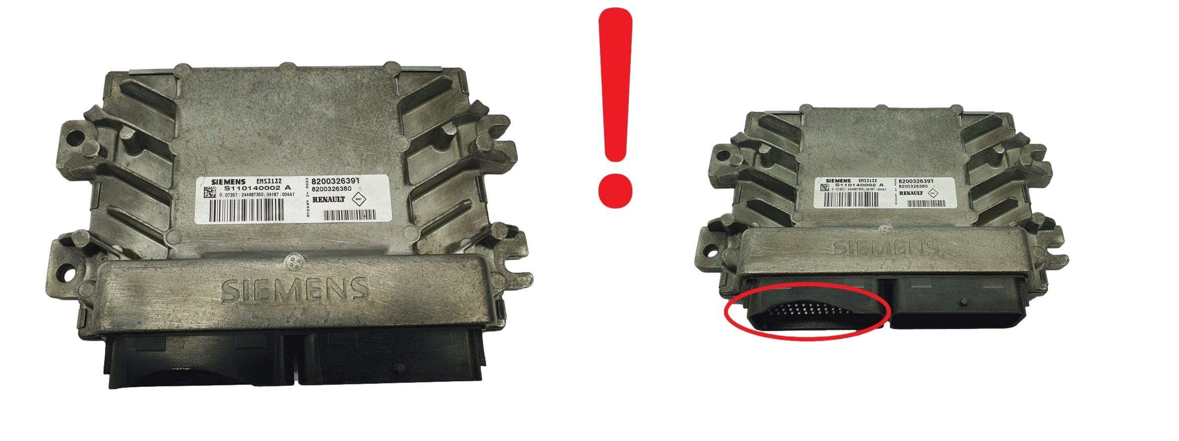 Ohjausyksikkö S110140002A 8200326391 8200326380 Renault Siemens 68237 main product photo