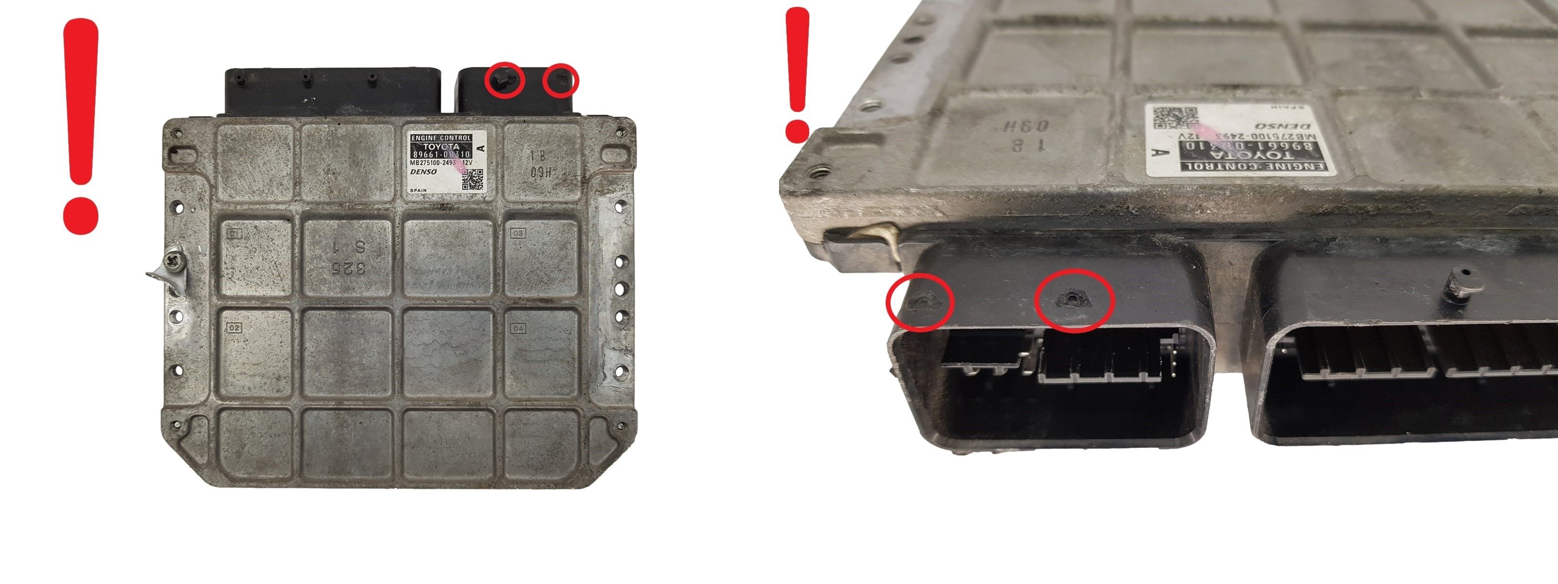 Ohjausyksikkö 89661-0D310 MB275100-2493 Toyota Denso 3359 main product photo