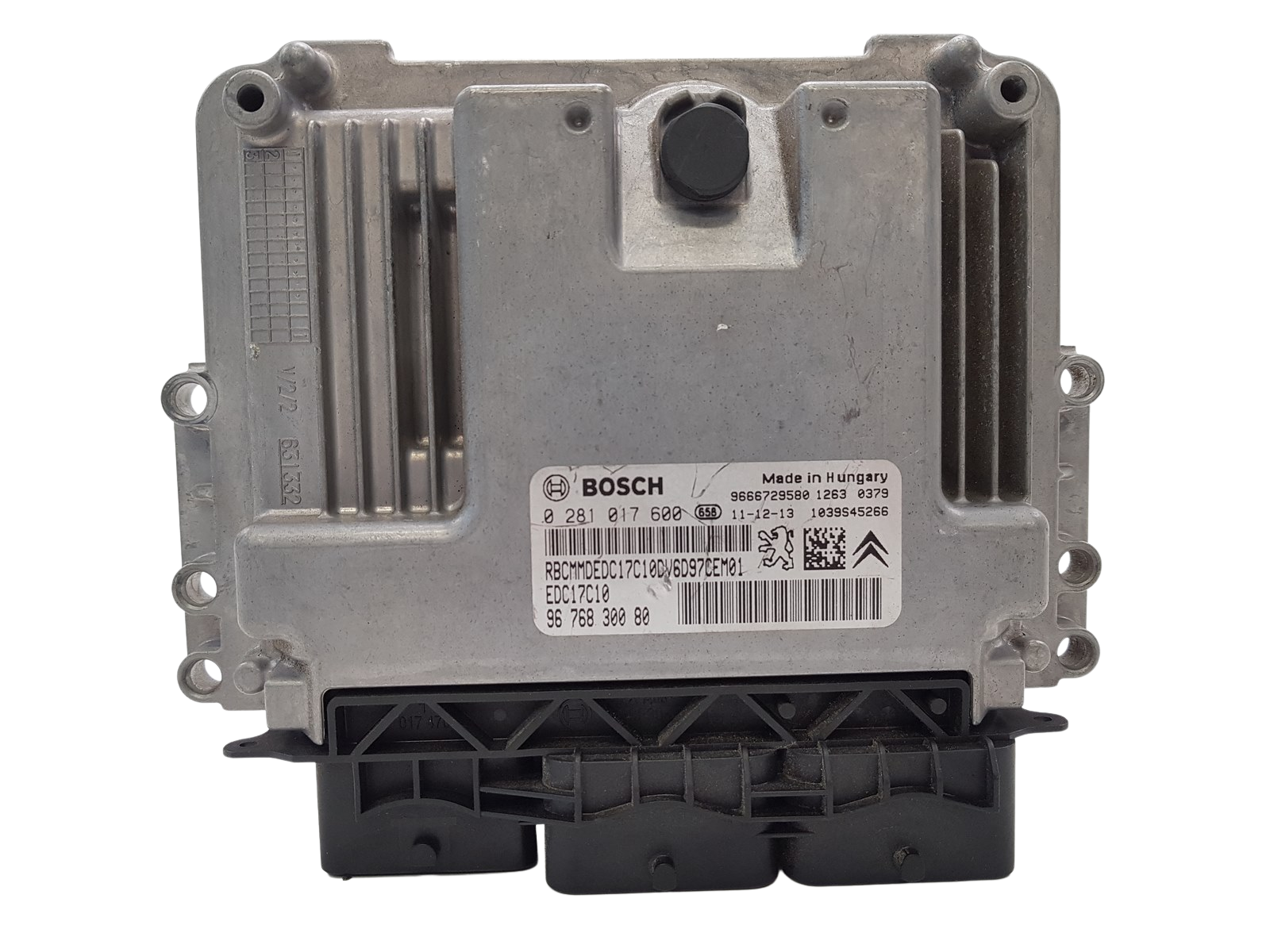 Ohjausyksikkö Citroen C3 II 9676830080 0281017600 1.6 HDI Bosch main product photo
