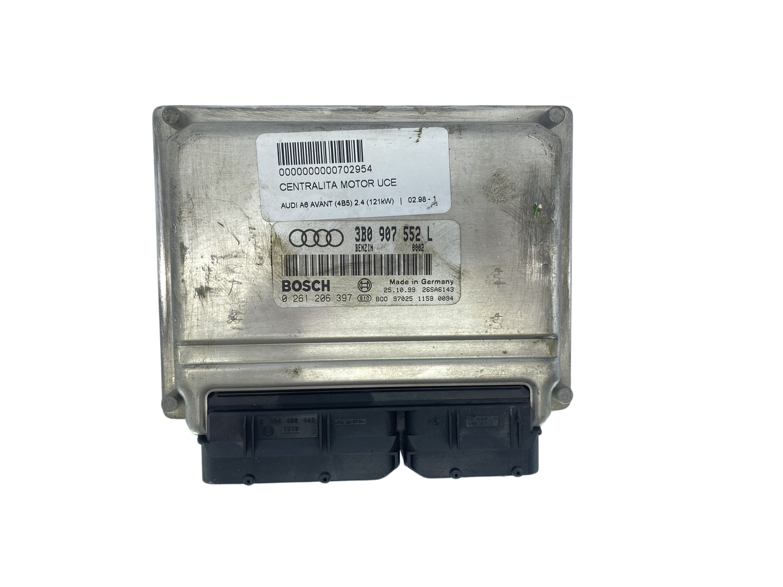 Ohjausyksikkö 0261206397 3B0907552L Audi Bosch 63163 main product photo