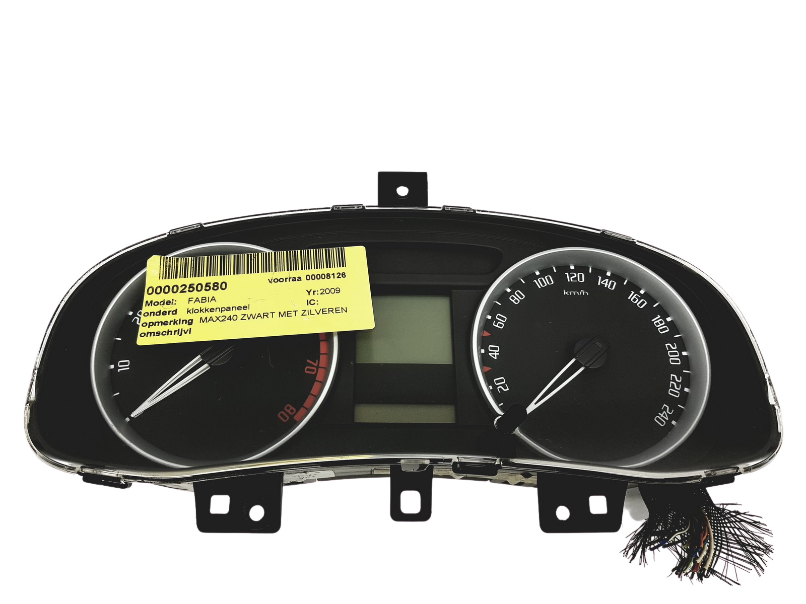 Kierroslukumittari Skoda Fabia Roomster 5J0920821B VDO main product photo