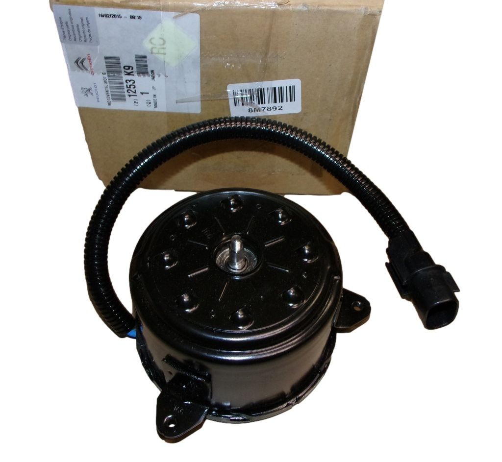 Jäähdyttimen Tuuletin Vasen Uusi Alkuperäinen 1253K9 1253.K9 Peugeot main product photo