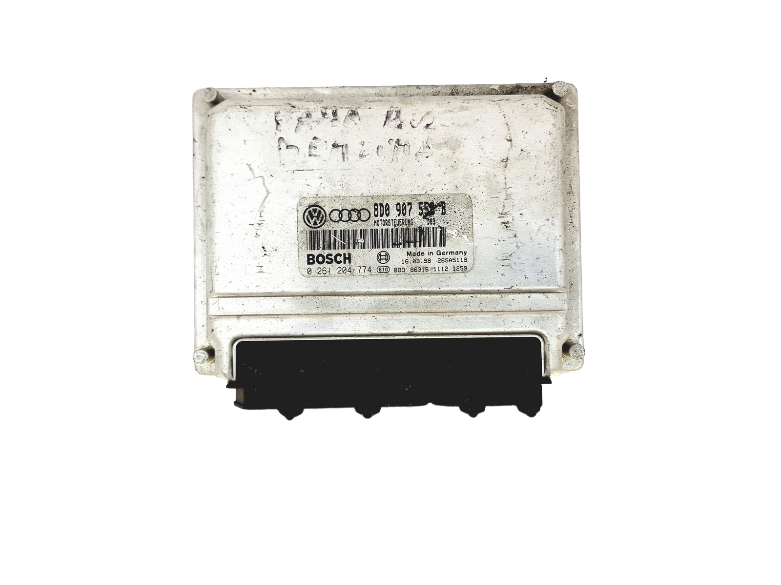 Moottorin Ohjausyksikkö Audi 8D0907558B 0261204774 Bosch 24783 main product photo