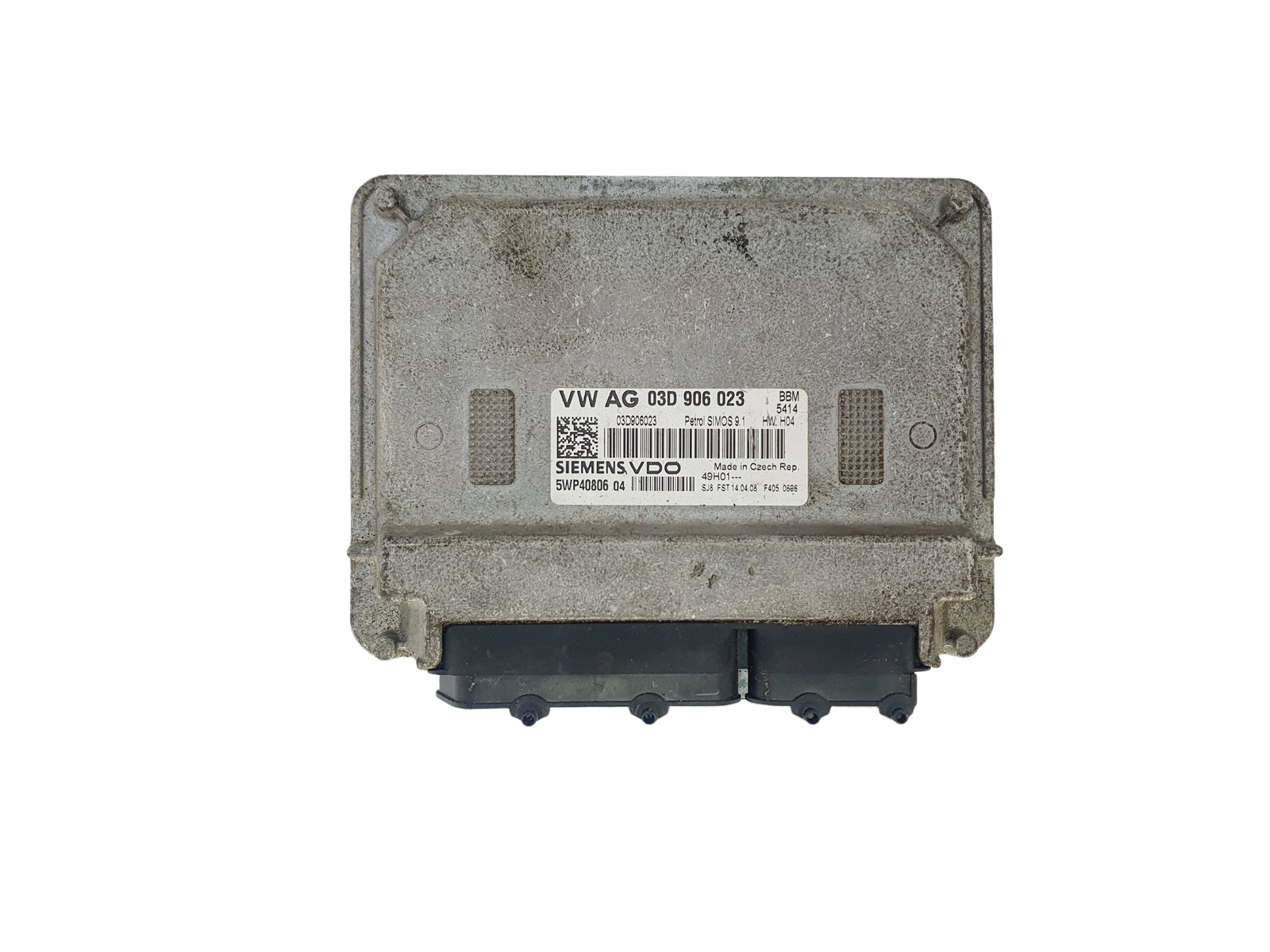 Ohjausyksikkö 03D906023 5WP40806 04 VW SEAT SKODA Siemens 45076 main product photo