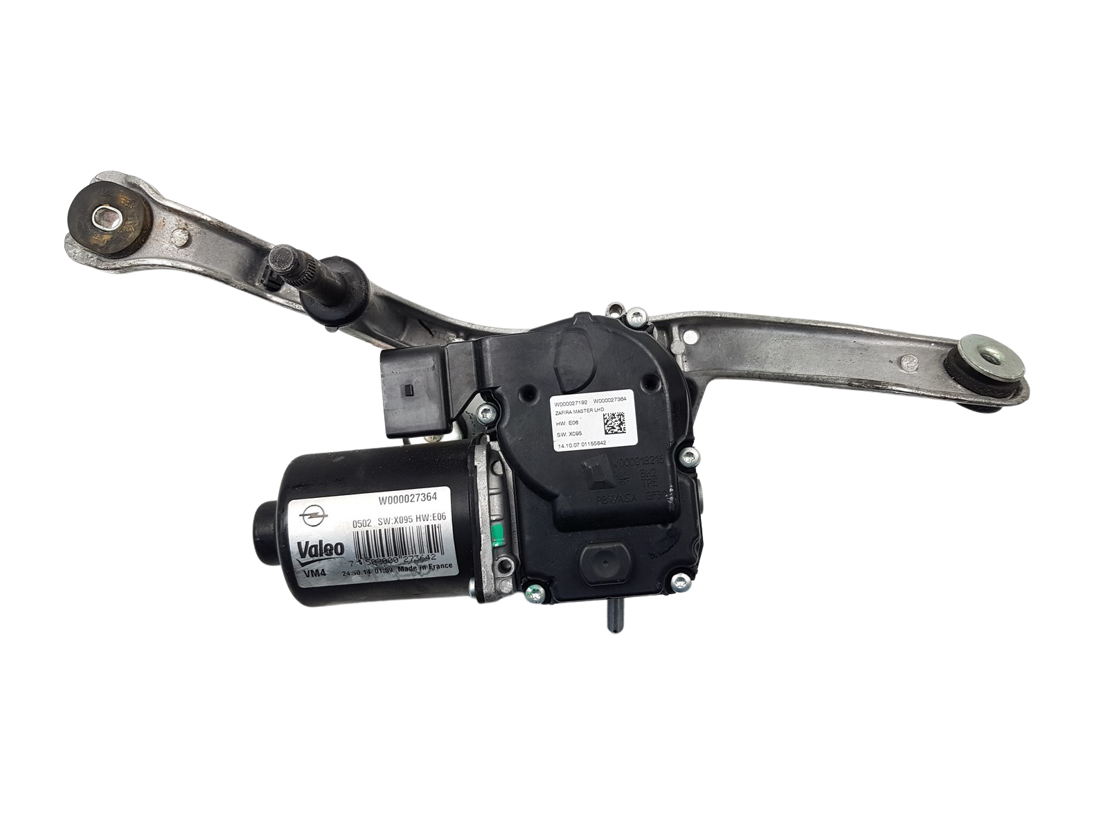 Pyyhkijän moottori Vasen Opel Zafira C W000027364 W000027192 1848 main product photo