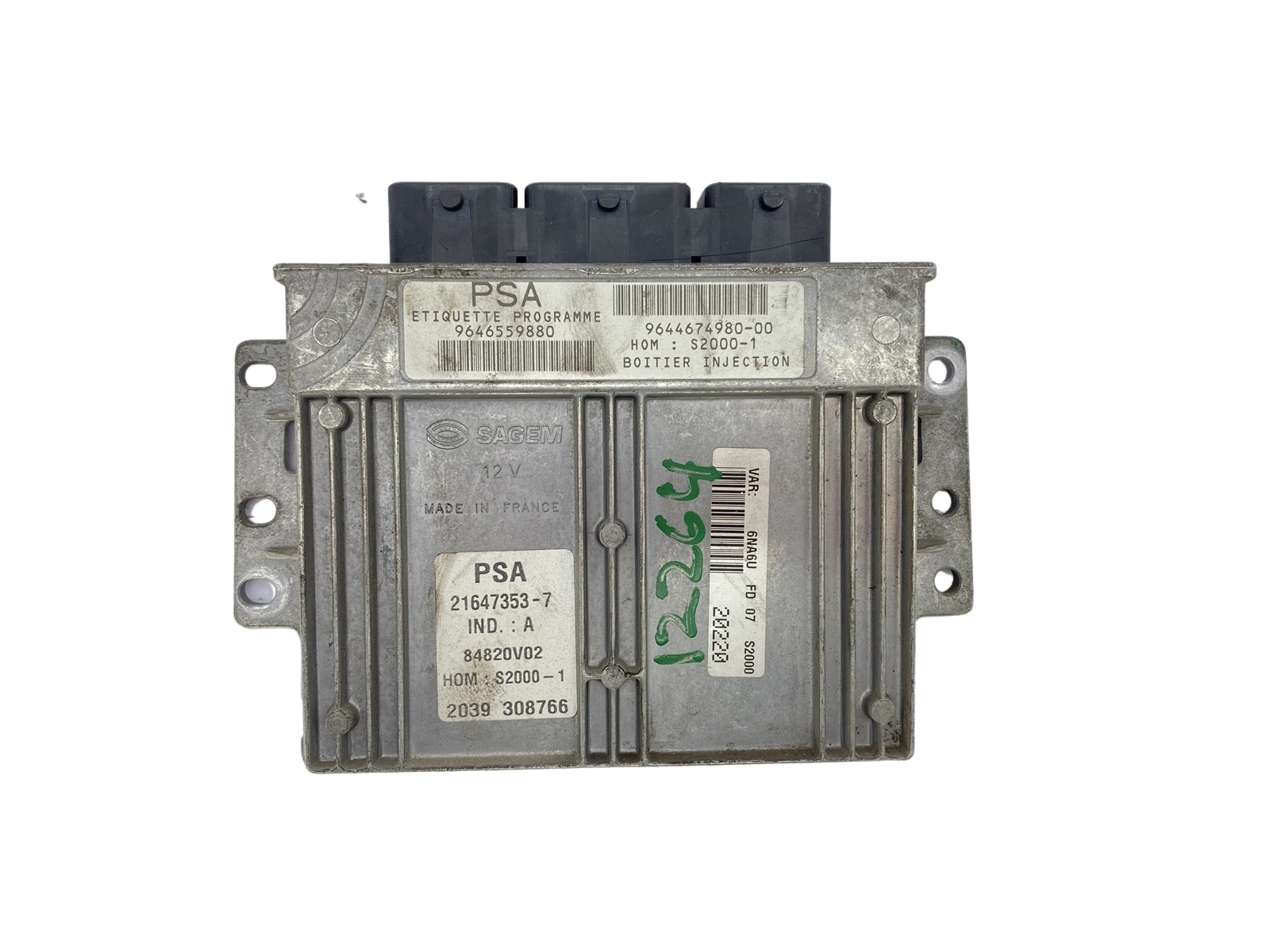 Ohjausyksikkö PSA 9646559880 9644674980-00 21647353-7 Sagem main product photo