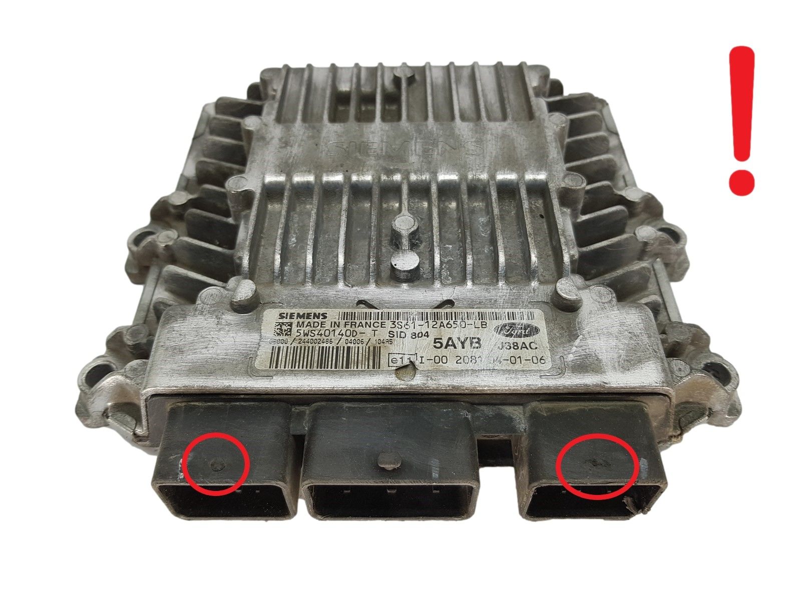Ohjausyksikkö 3S61-12A650-LB 5WS40140D-T SID 804 Ford Siemens 14605 main product photo
