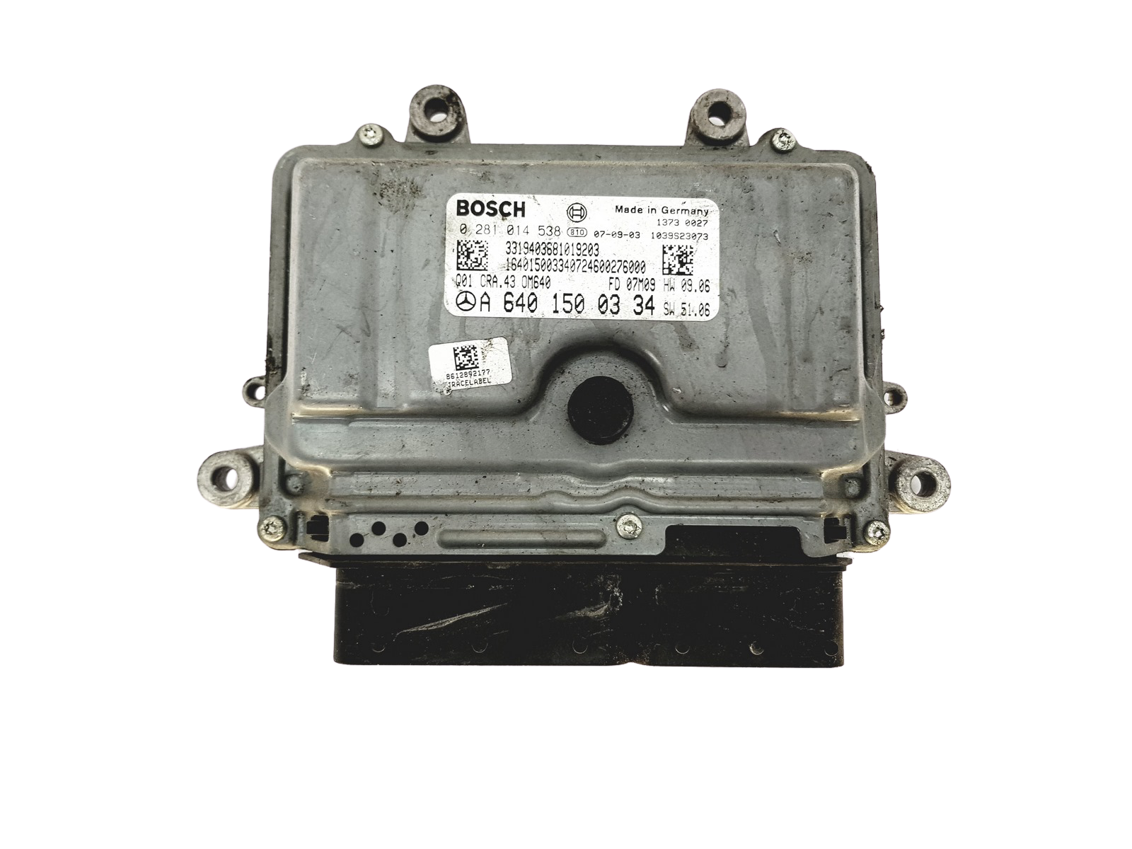Ohjausyksikkö 0281014538 A6401500334 Mercedes Bosch 27838 main product photo