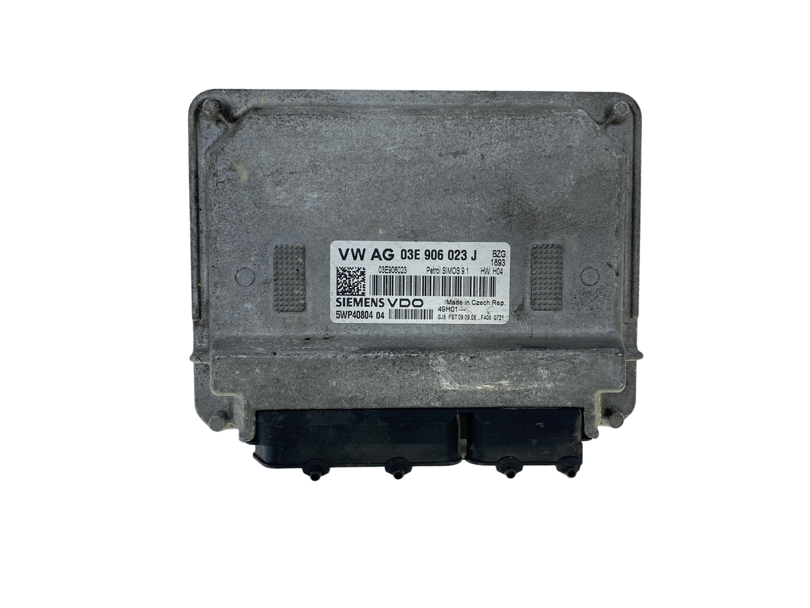Ohjausyksikkö 03E906023J 5WP40804 04 VW Siemens main product photo