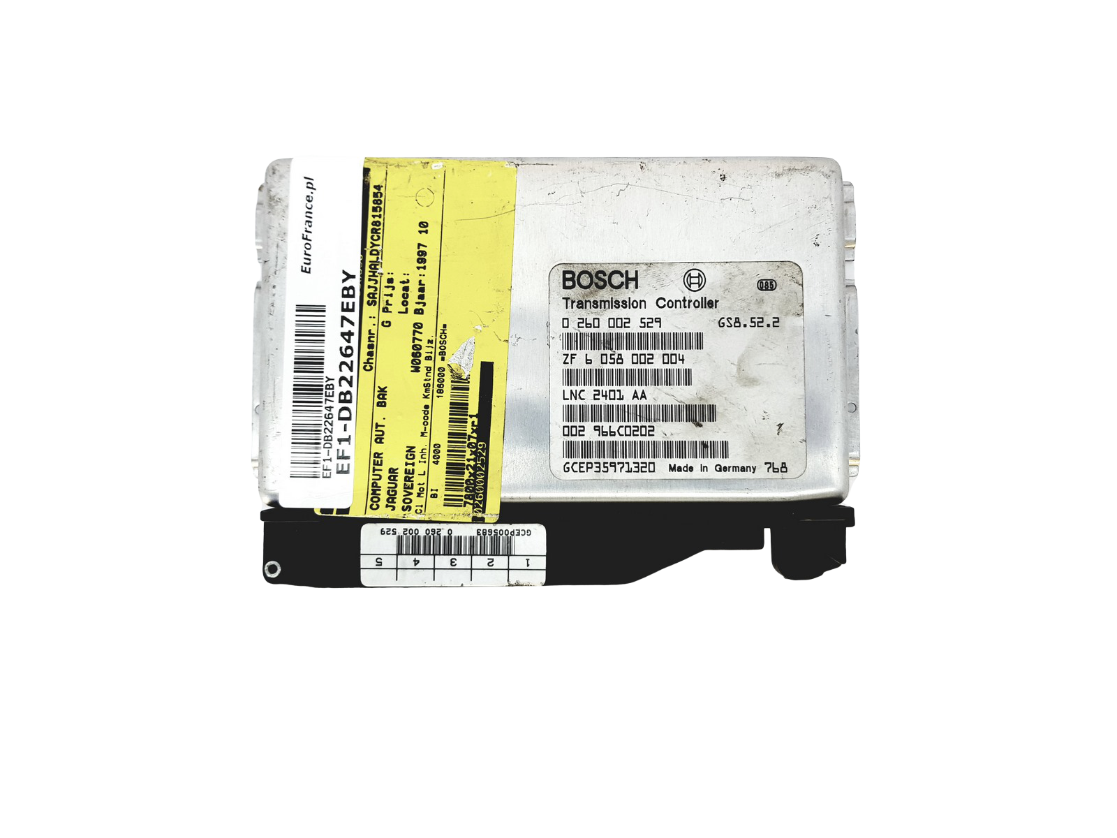 Ohjausyksikkö 0260002529 ZF6058002004 Jaguar Bosch main product photo
