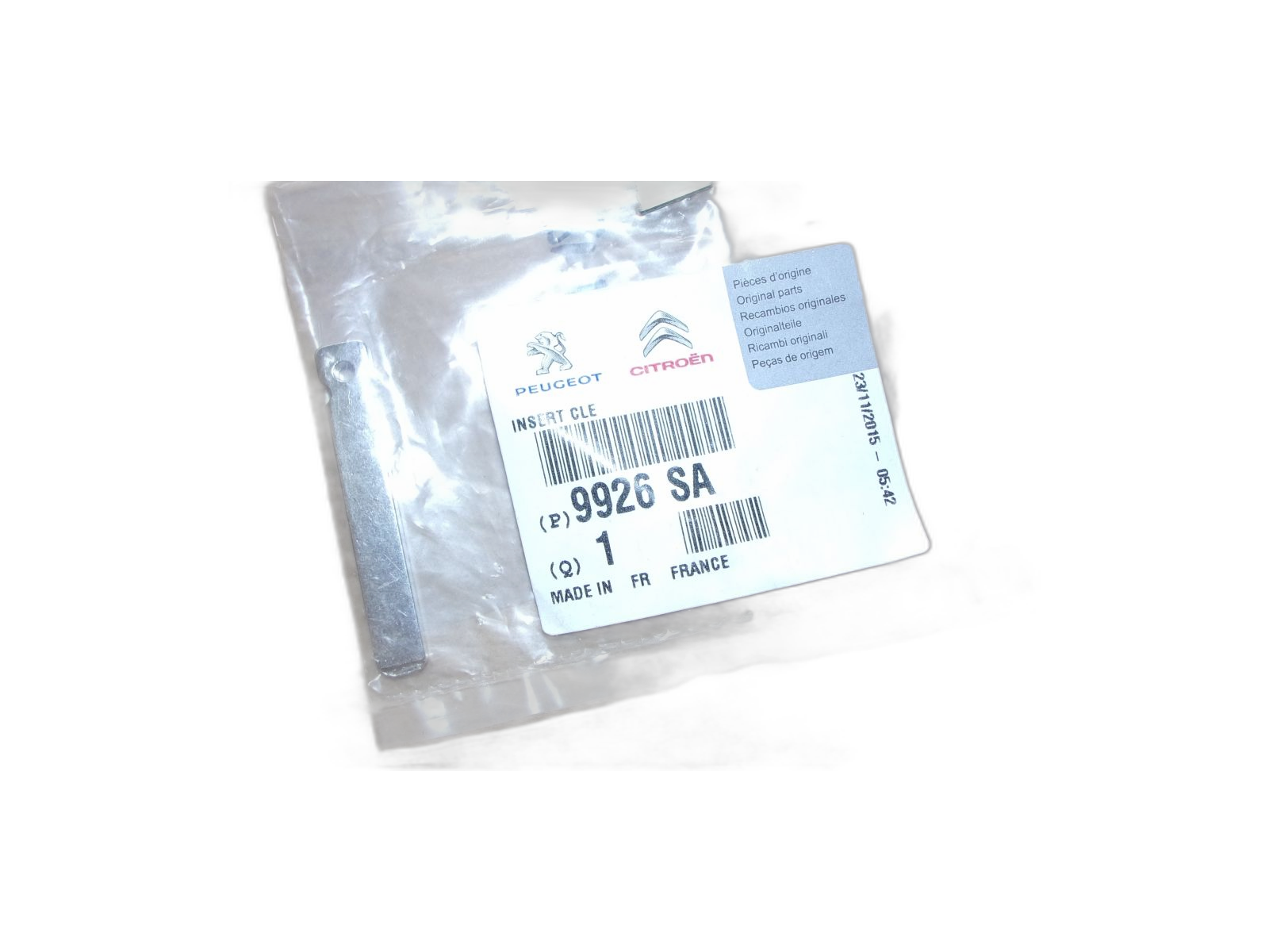 Avain Uusi Alkuperäinen 9926.SA 9926SA Citroen main product photo