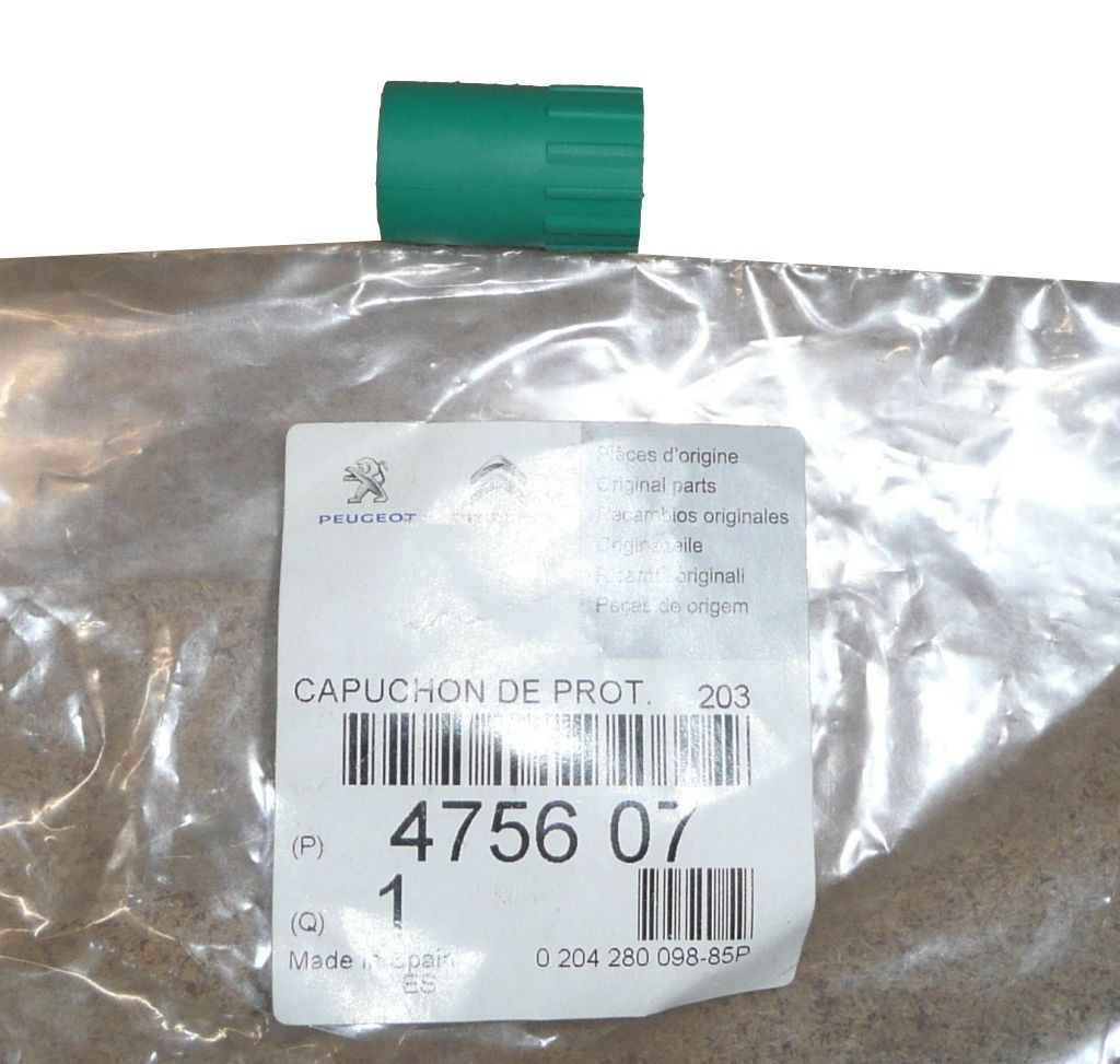Suojakorkki Uusi Alkuperäinen 475607 4756.07 Citroen Peugeot main product photo