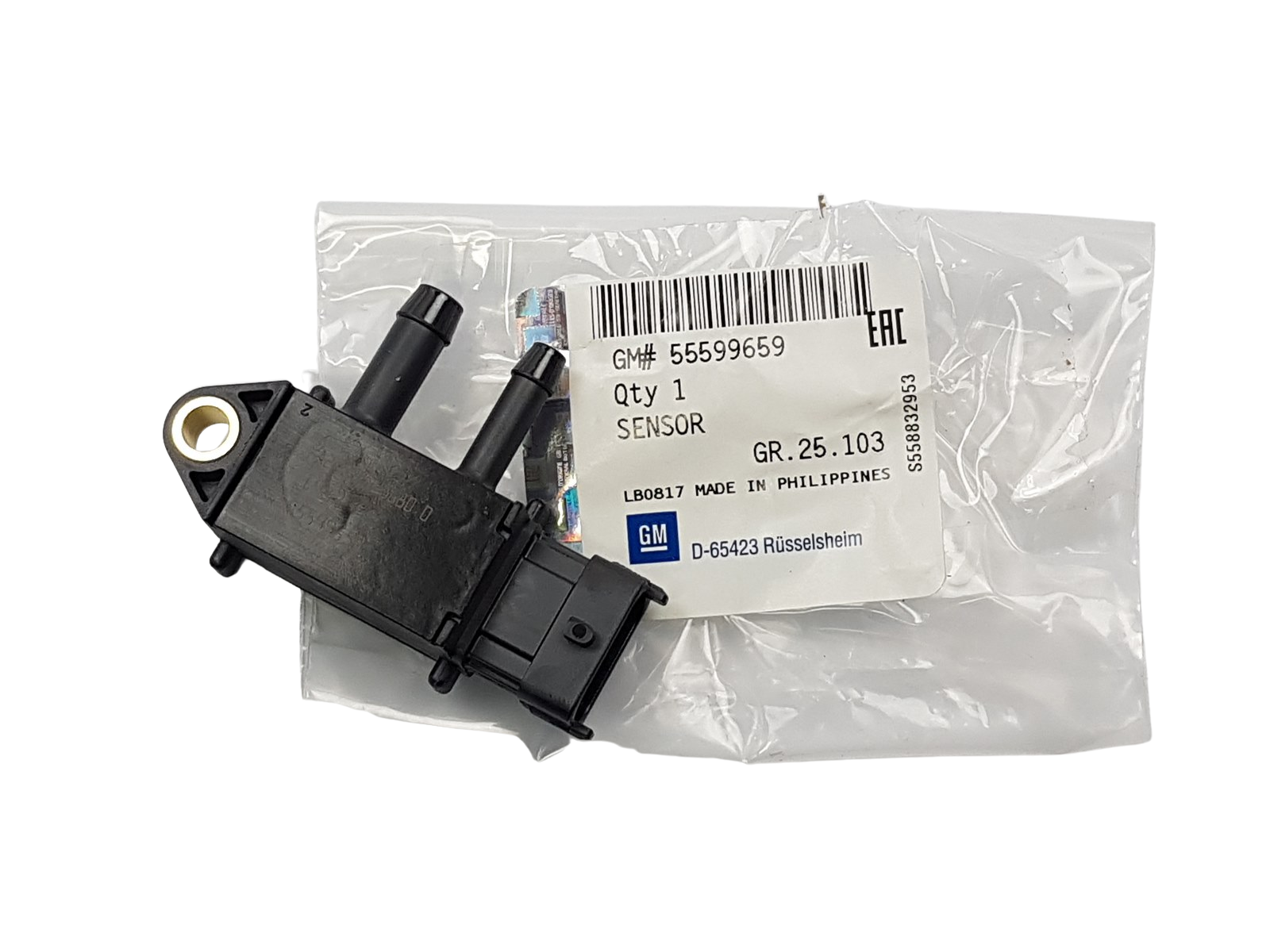 Pakokaasujen Paineanturi Alkuperäinen Opel 55599659 GM main product photo