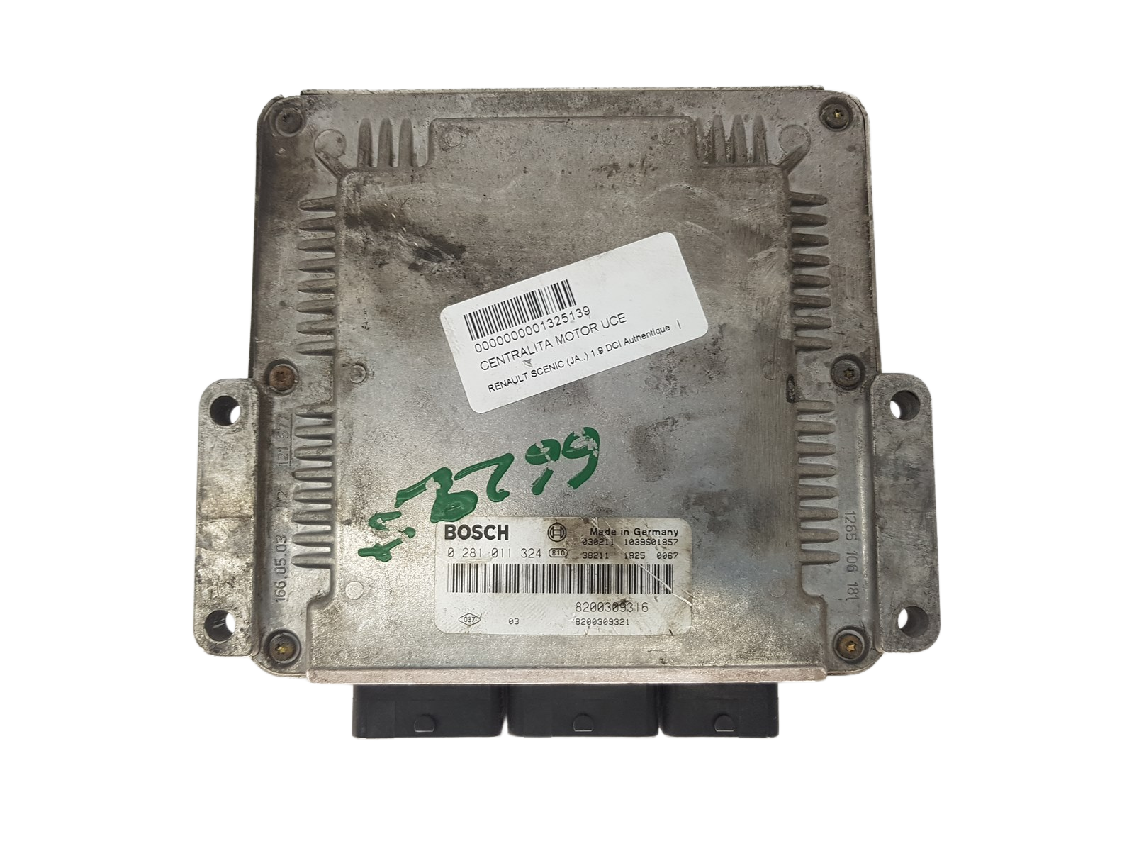Ohjausyksikkö 0281011324 8200309316 8200309321 Renault Bosch 3333 main product photo