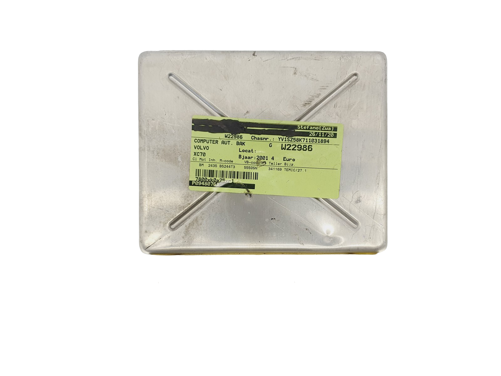Ohjausyksikkö Volvo P09480761 00001313A4 Temic 43541 main product photo