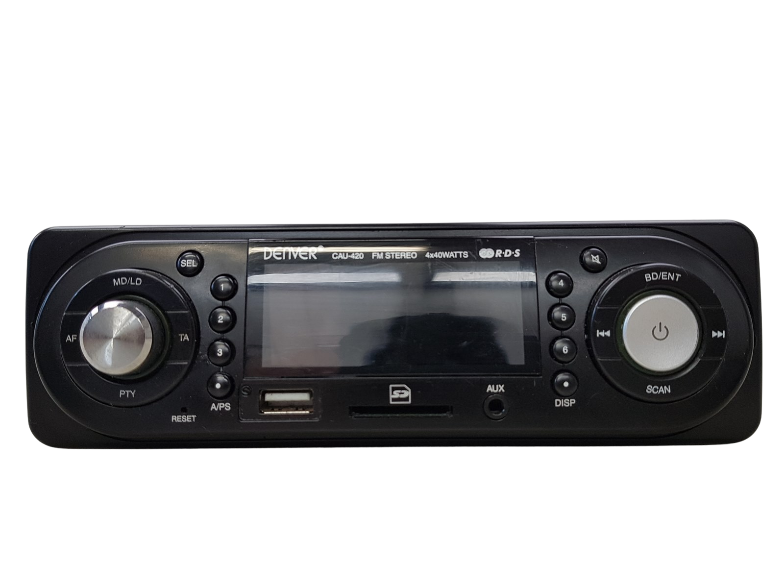 Autosoitin USB SD AUX Denver CAU-420 main product photo