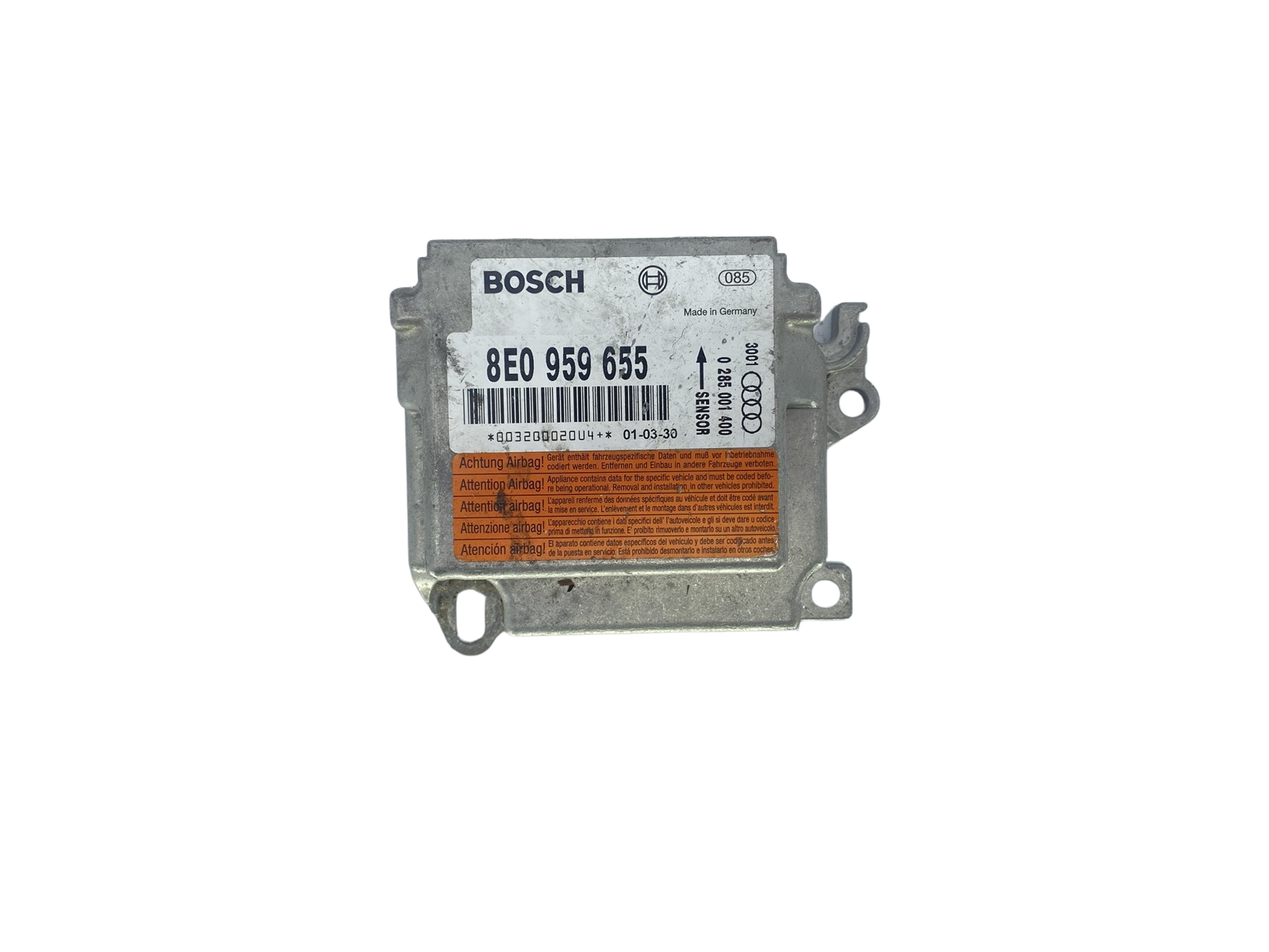 Ohjausyksikön moduuli 8E0959655 0285001400 Audi Bosch 58675 main product photo