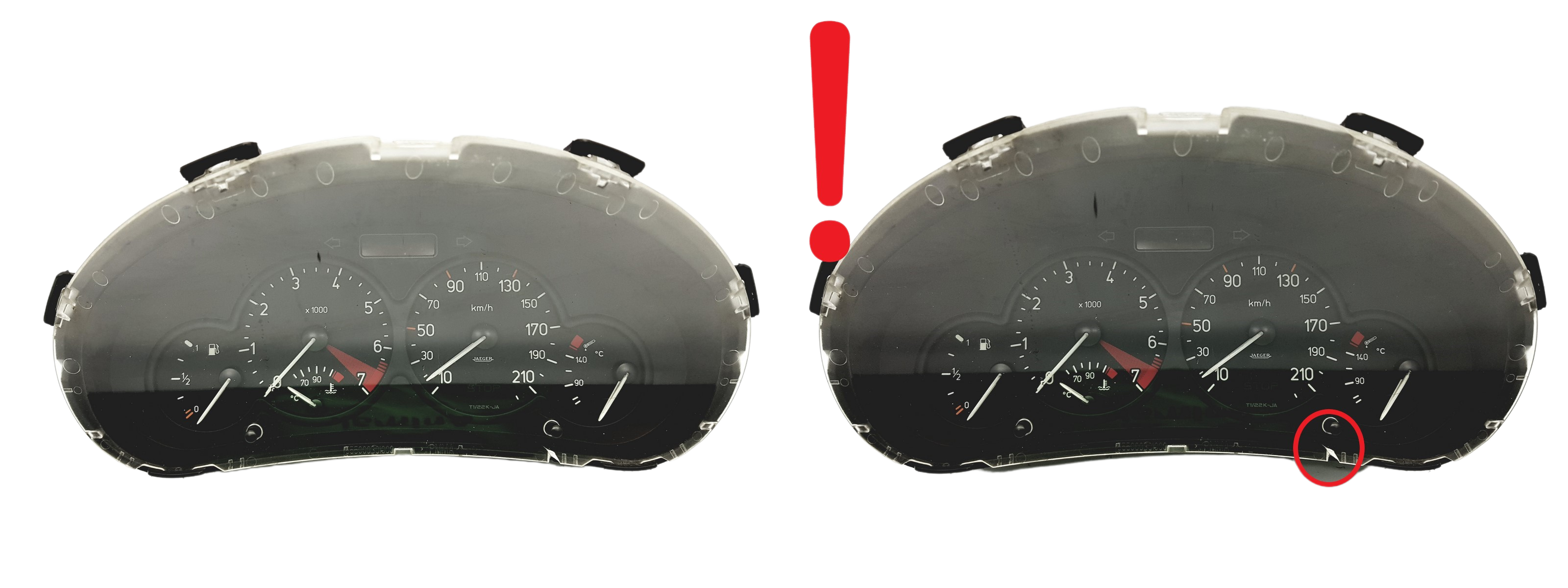 Nopeusmittari Peugeot 206 9648837080 000644005 59090 main product photo