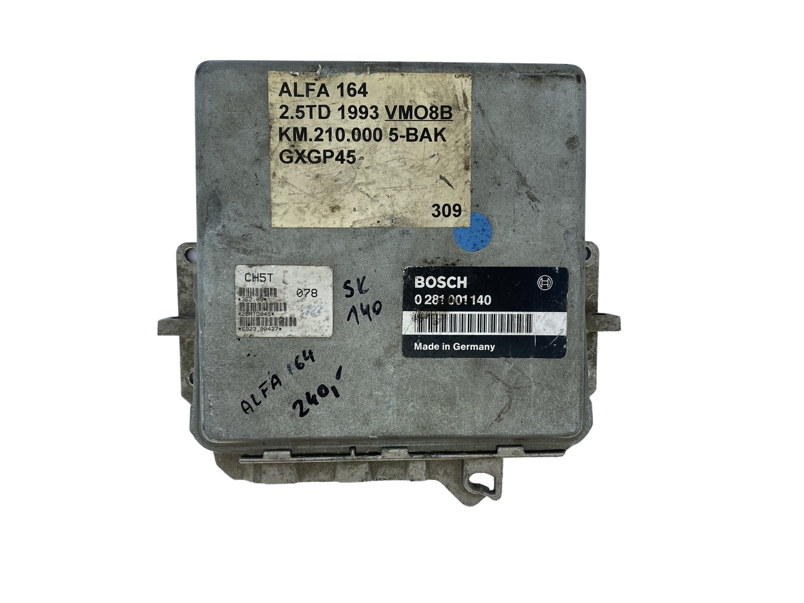 Moottorin Ohjausyksikkö 0281001140 Alfa Romeo Bosch 51419 main product photo