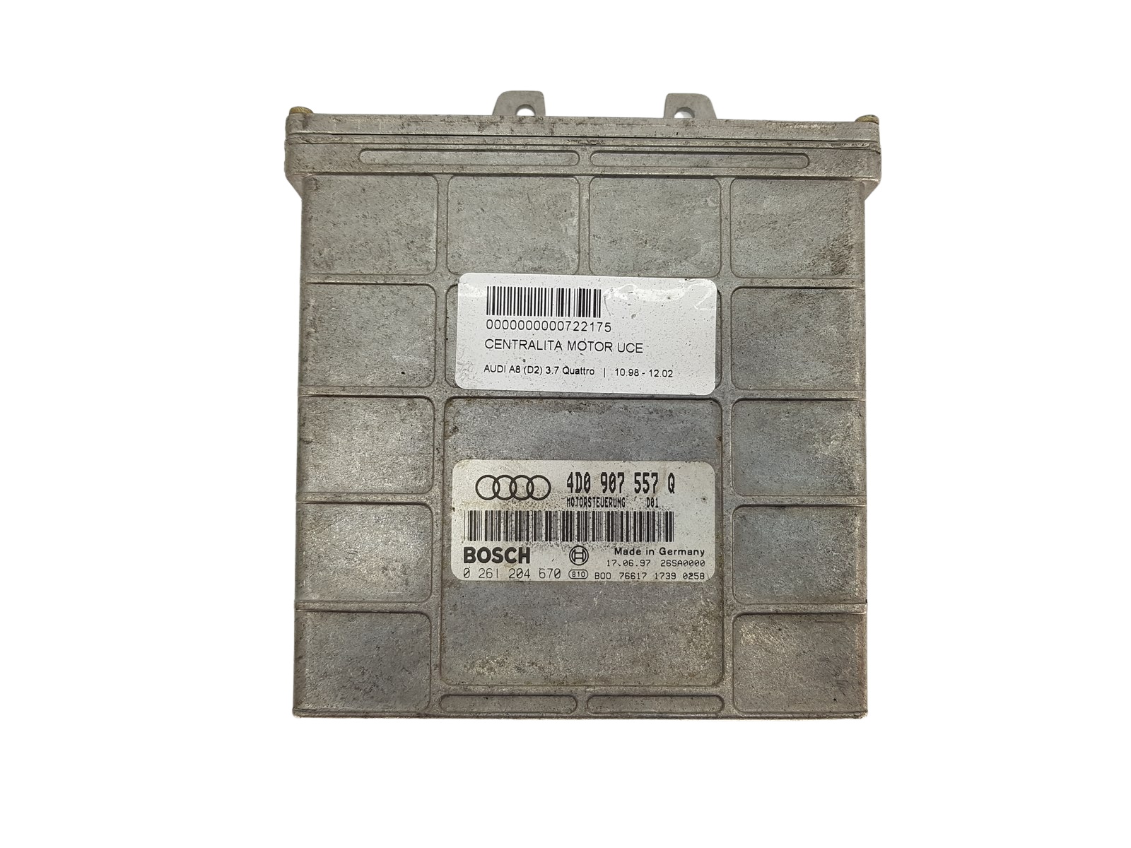 Ohjausyksikkö 0261204670 4D0907557Q Audi Bosch 3507 main product photo