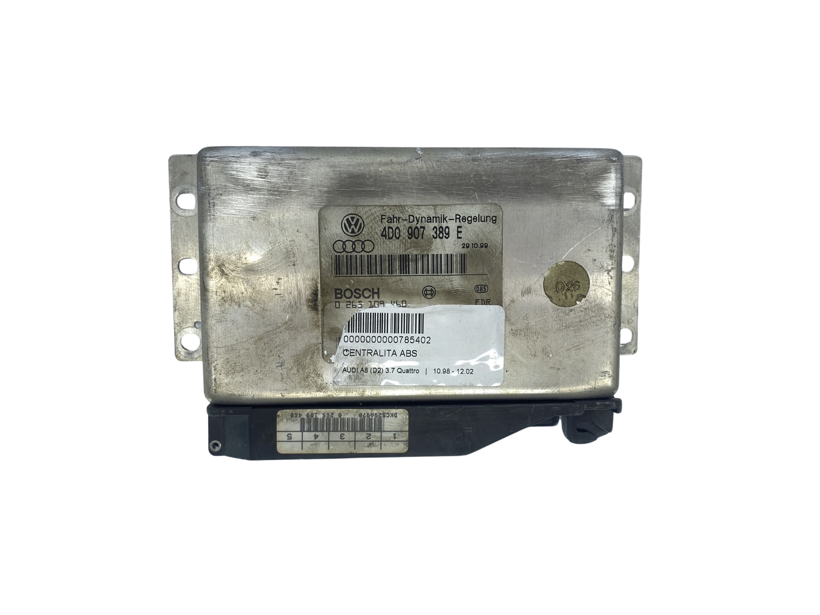 Ohjausyksikkö 0265109460 4D0907389E Audi Bosch main product photo