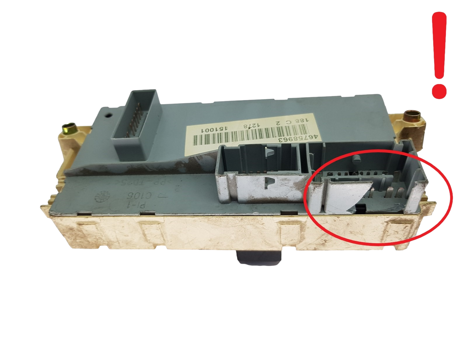 Ohjausyksikkö BSI Fiat 46758963 46812235 NPL 19041 main product photo