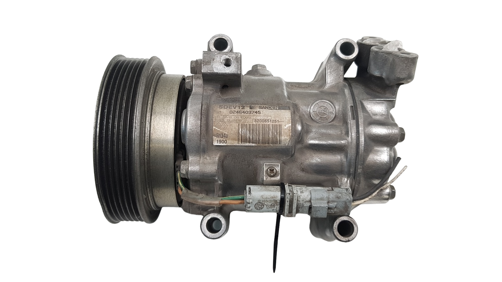 Ilmastoinnin Kompressori Renault Nissan 8200651251 SD6V12 1900 Sanden S7 main product photo