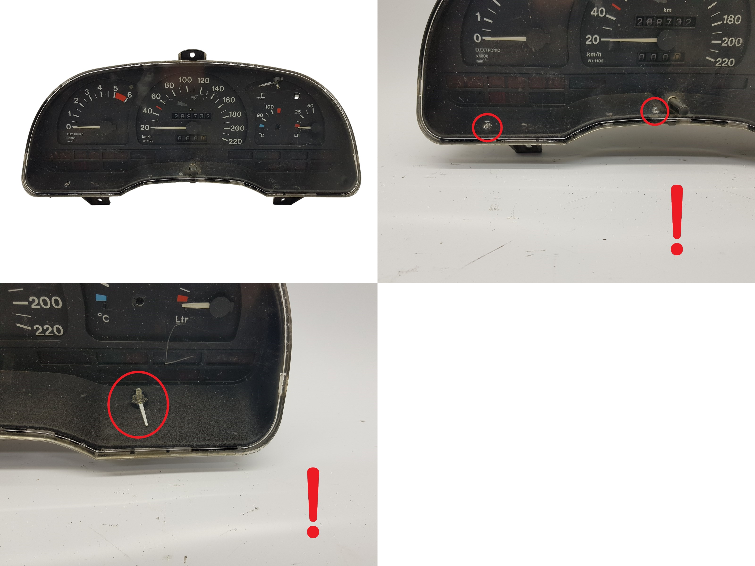 Nopeusmittari Opel 88481659 Vectra A Astra F 2266 main product photo