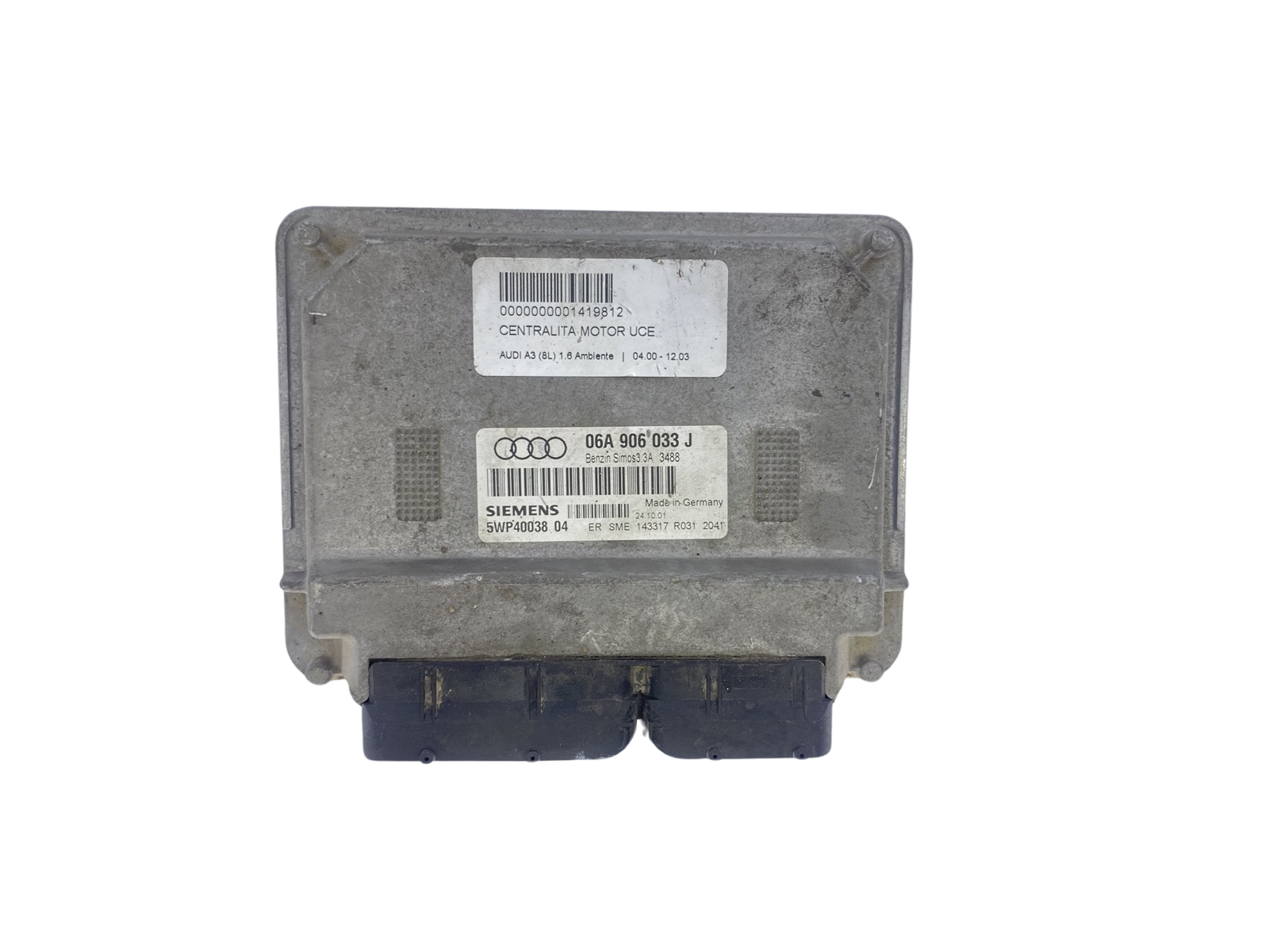 Ohjausyksikkö 06A906033J 5WP40038 04 Audi Siemens 61653 main product photo