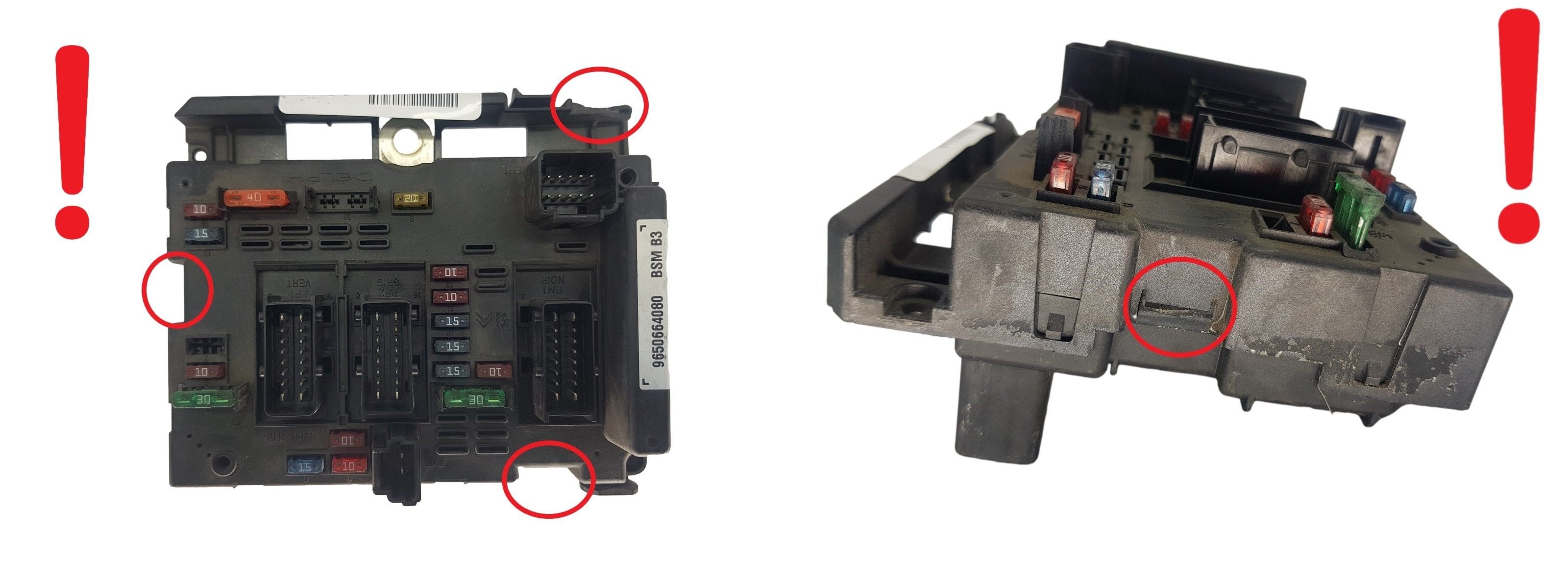 Ohjausyksikkö BSM B3 9650664080 PSA Delphi 1849 main product photo