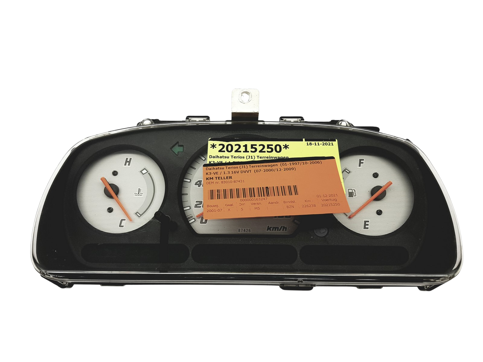 Nopeusmittari Daihatsu Terios 83010-87431 52531 main product photo