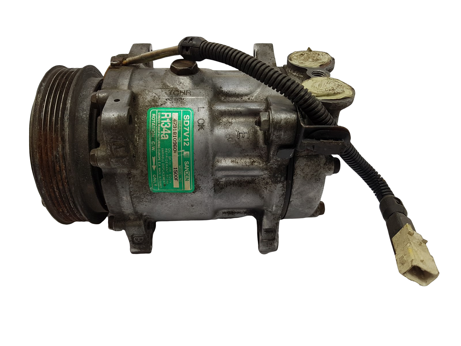 Ilmastoinnin Kompressori Citroen Peugeot SD7V12 1500F 6453N1 Sanden 7085 main product photo