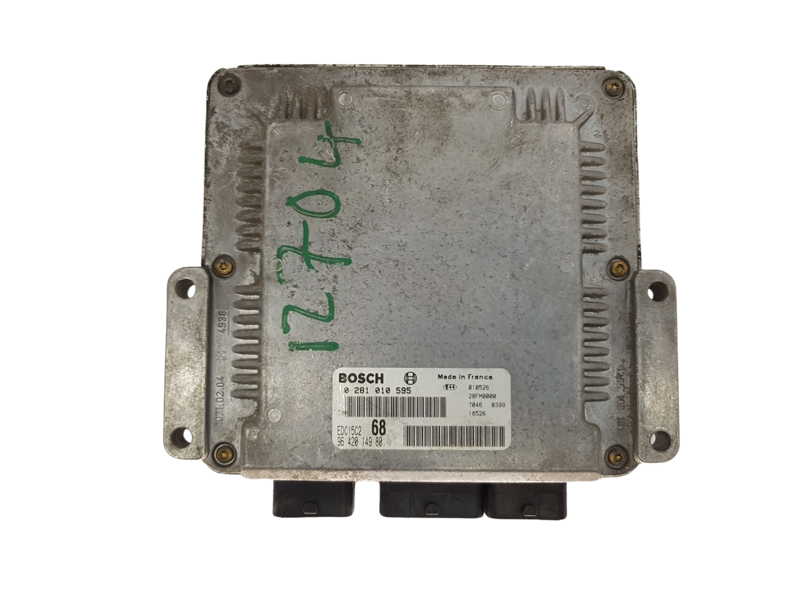 Ohjausyksikkö 0281010595 9642014980 PSA Bosch 3699 main product photo