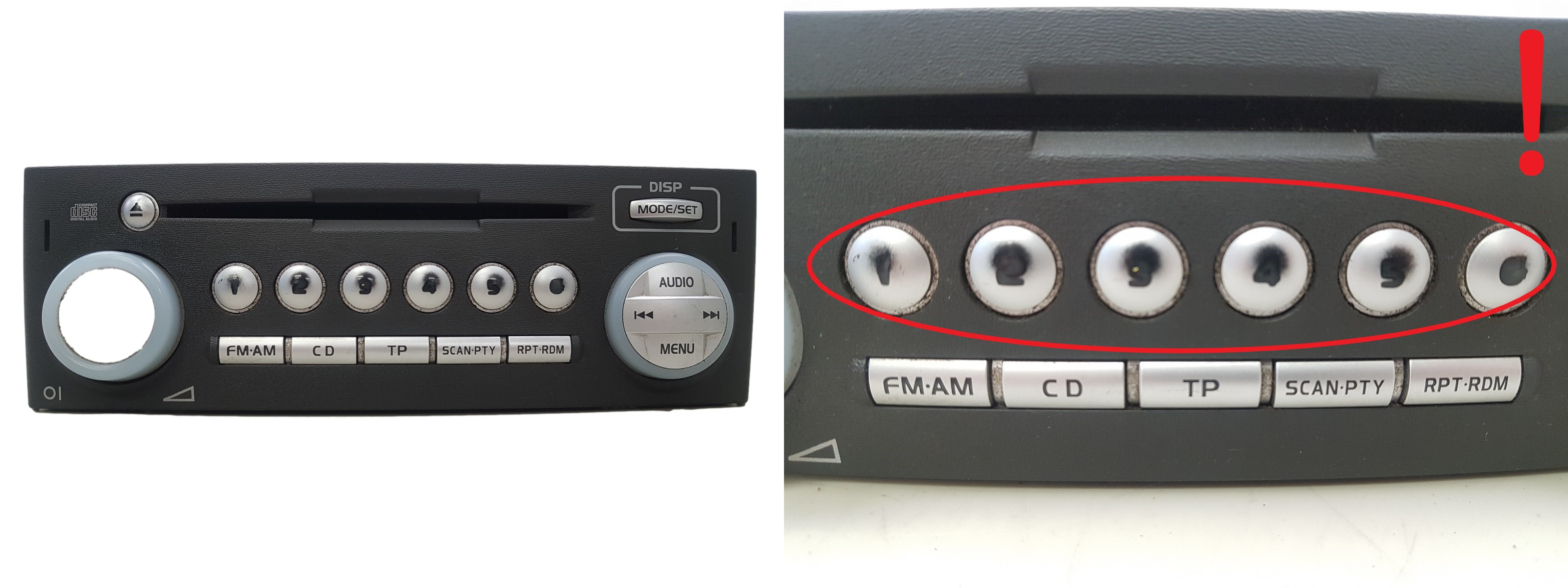 Radio-CD-soitin Mitsubishi Colt MR587702HA DY-2E56GY-TH 1218 main product photo