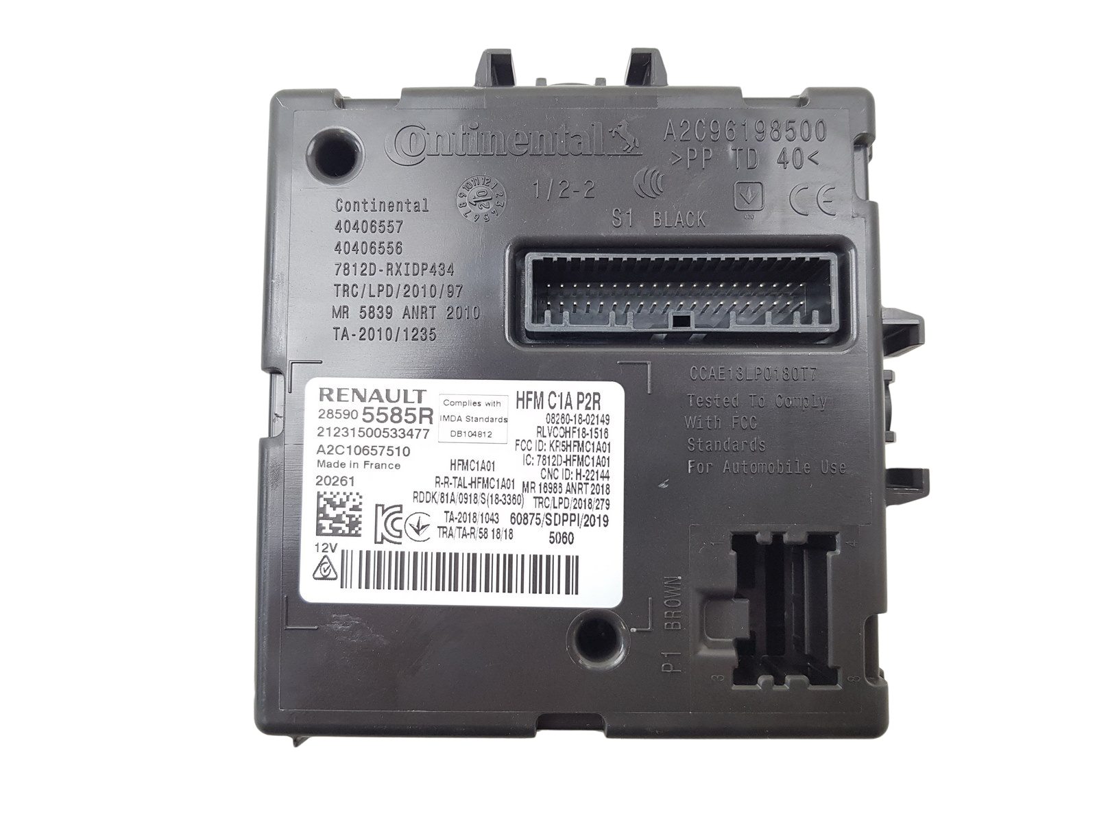 Ohjausyksikön moduuli Renault Clio 5 Zoe 285905585R A2C10657510 0km 29 main product photo