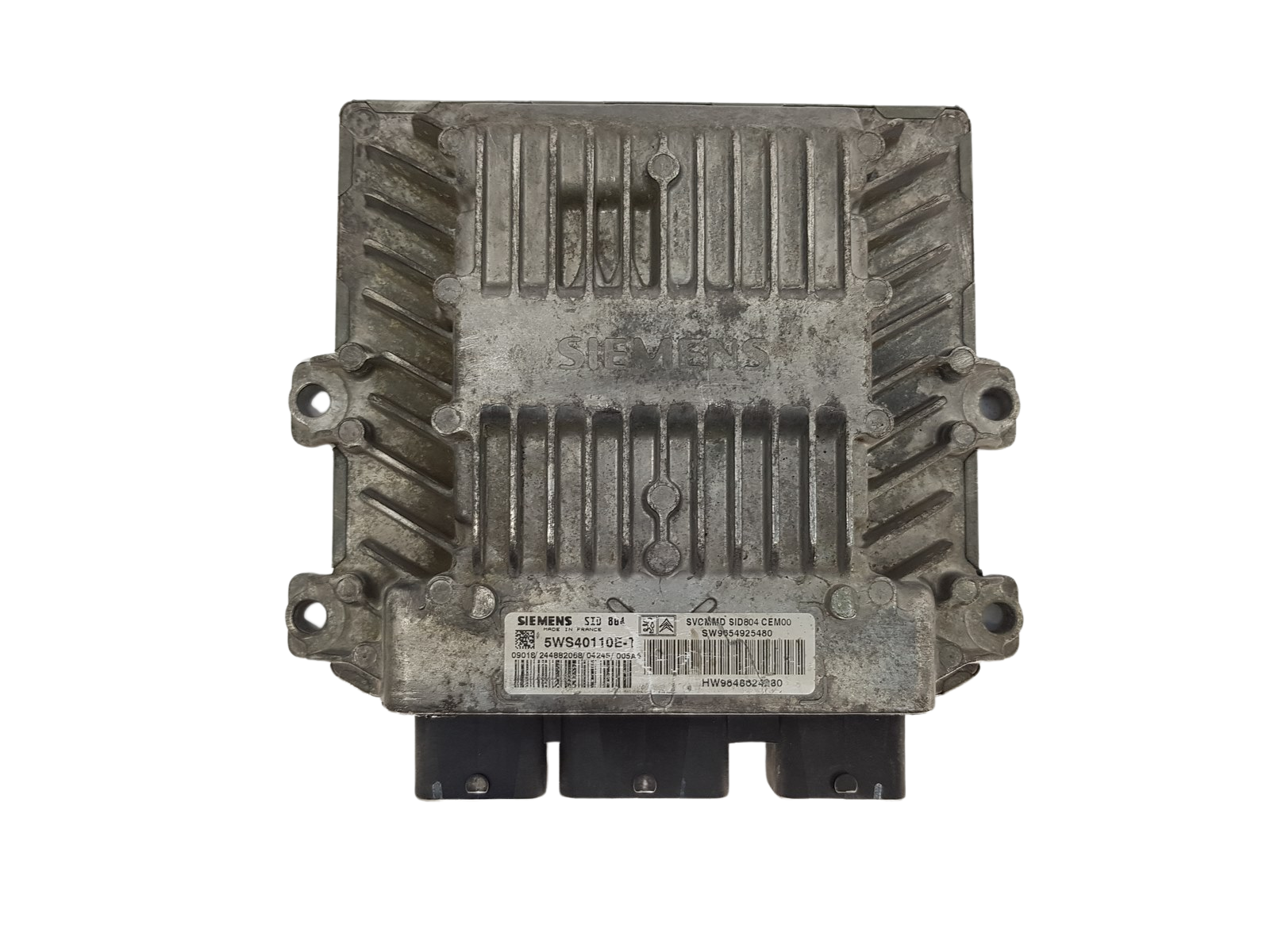 Ohjausyksikkö 5WS40110E-T 9654925480 9648624280 PSA Siemens 3473 main product photo