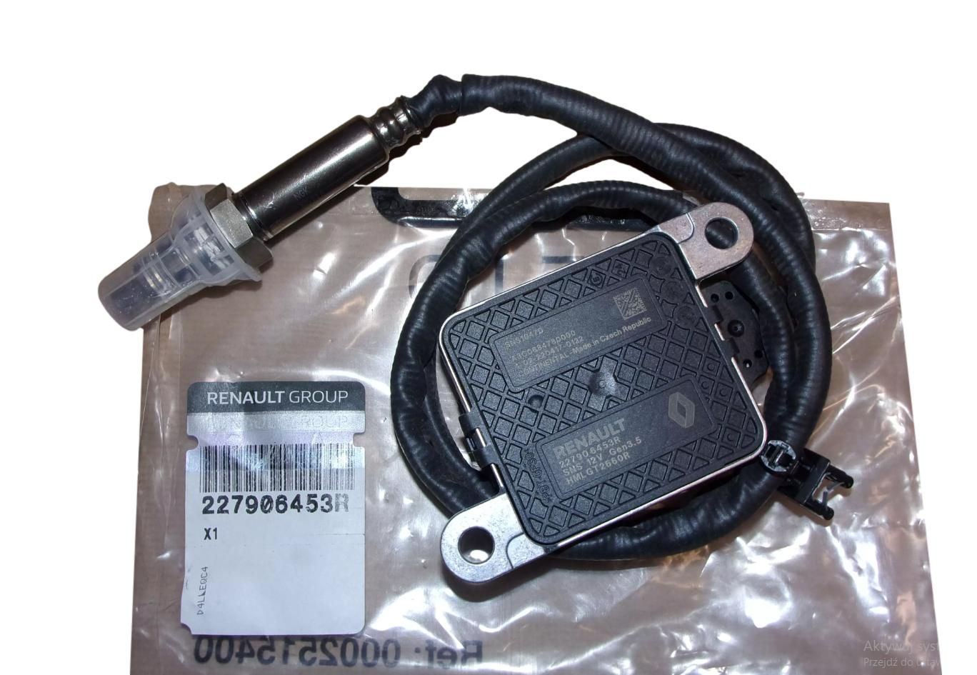 NOX-anturi Alkuperäinen 227906453R Renault Opel Nissan main product photo